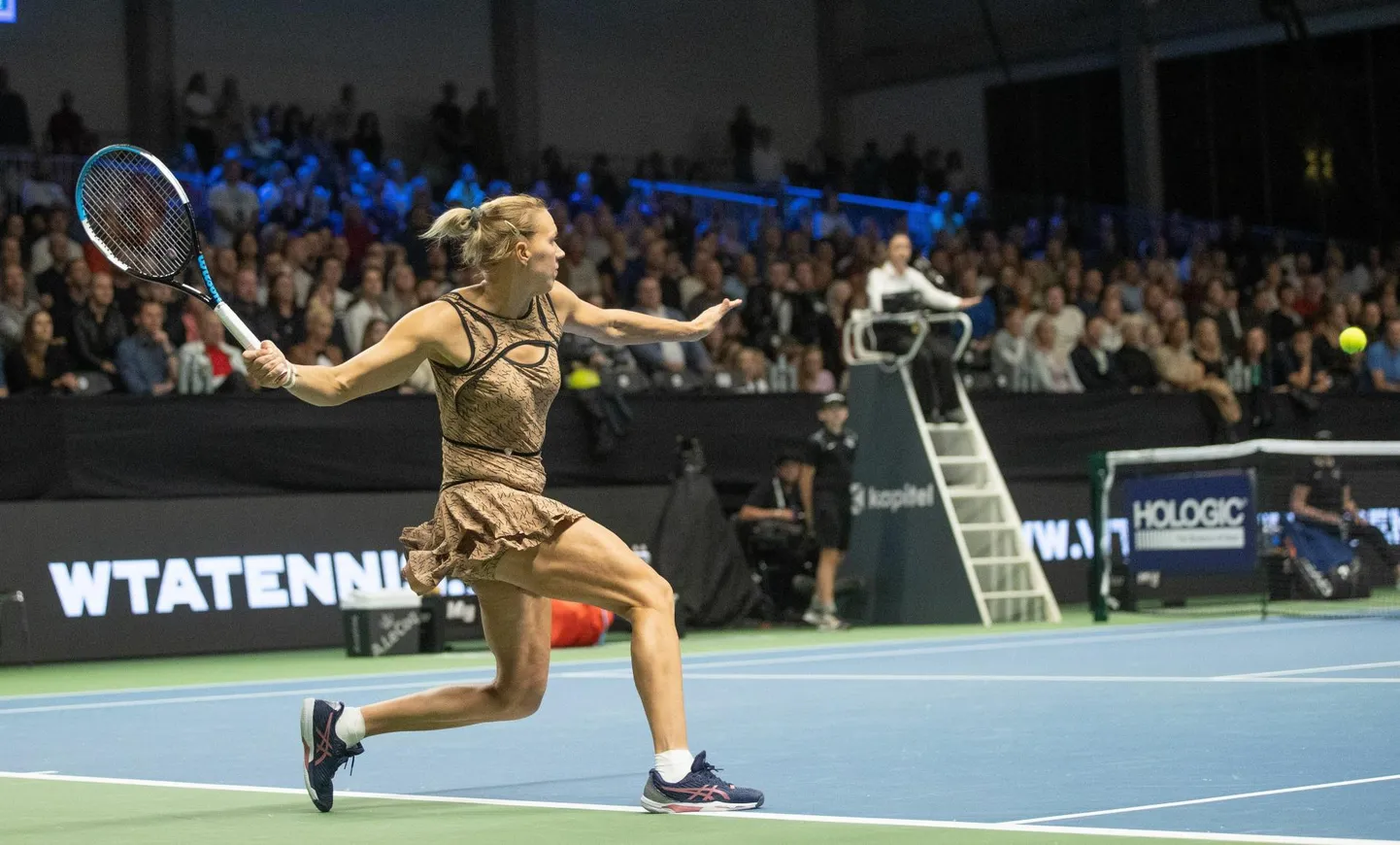 Кайя Канепи на турнире WTA в Таллинне.