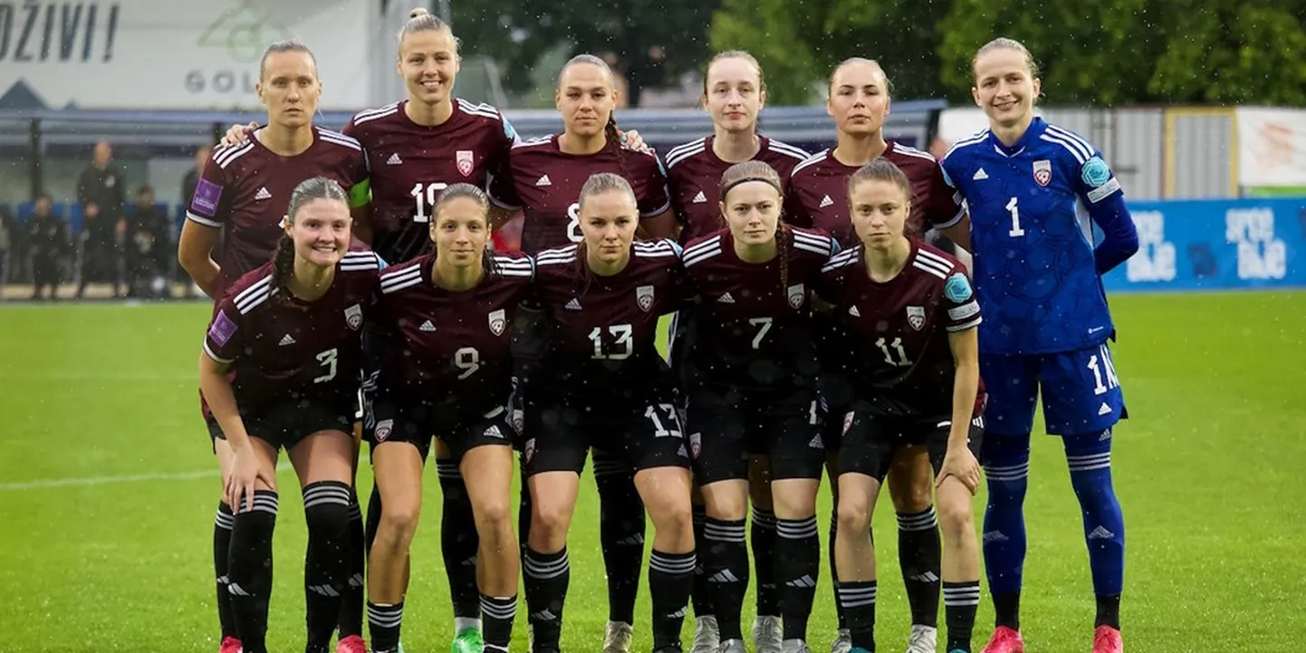 Latvijas izlases futbolistes