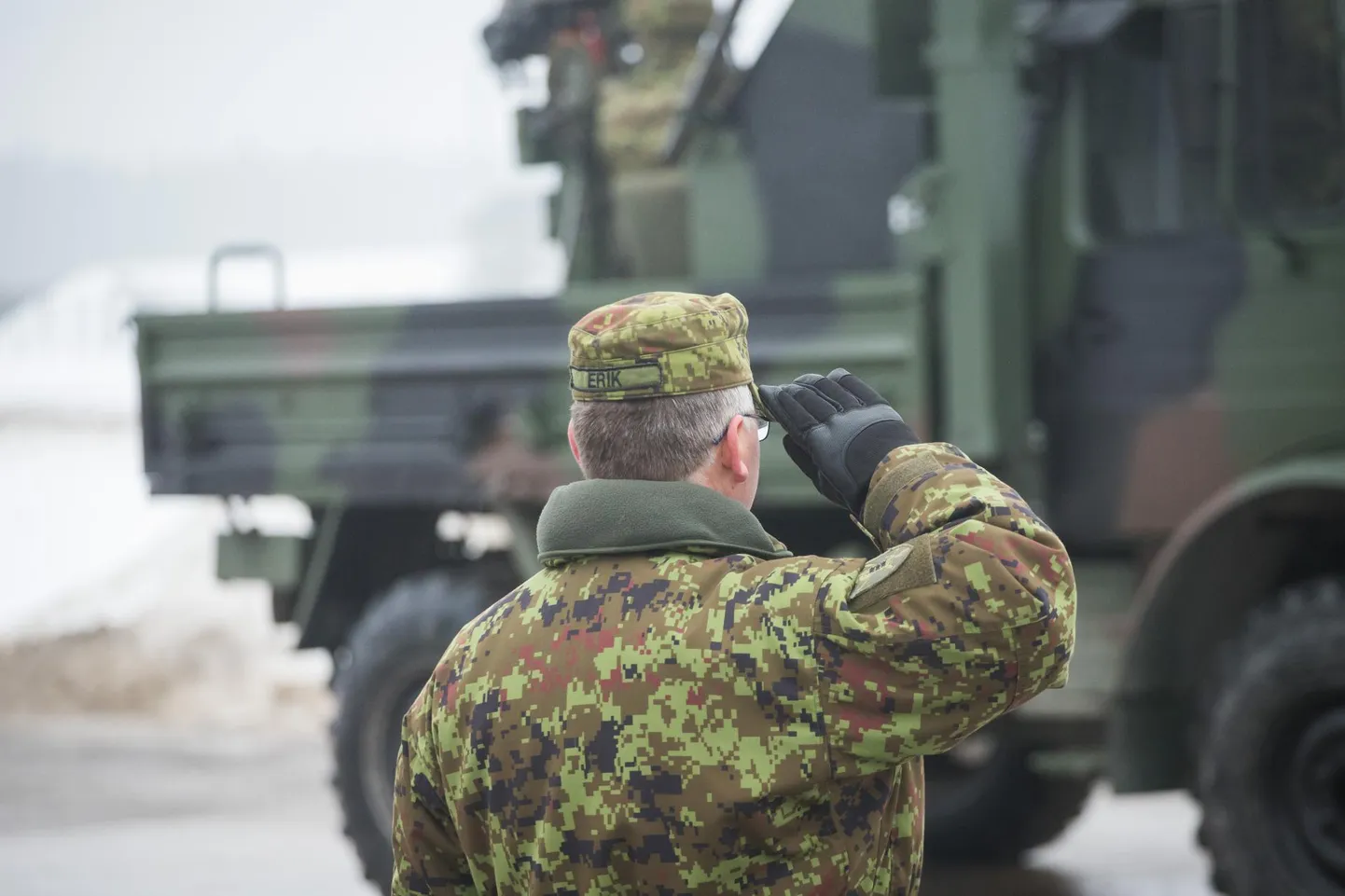 1. jalaväebrigaadi suurtükiväepataljoni reservväelased kogunesid Tapal. Foto on illustratiivne.