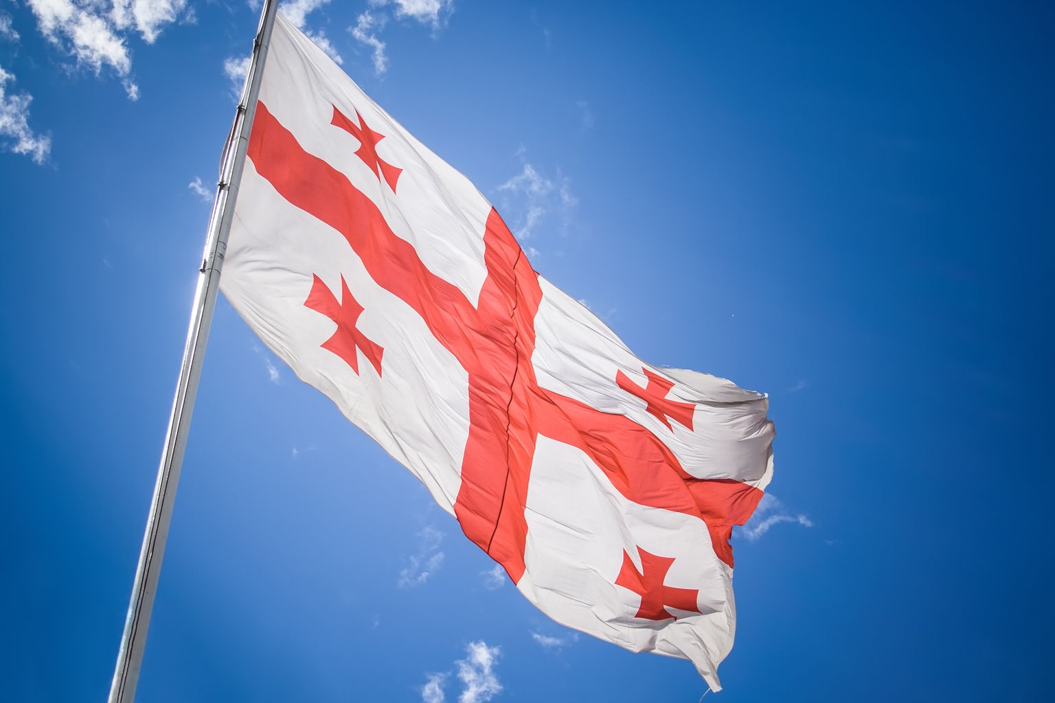 Gruzijas karogs.