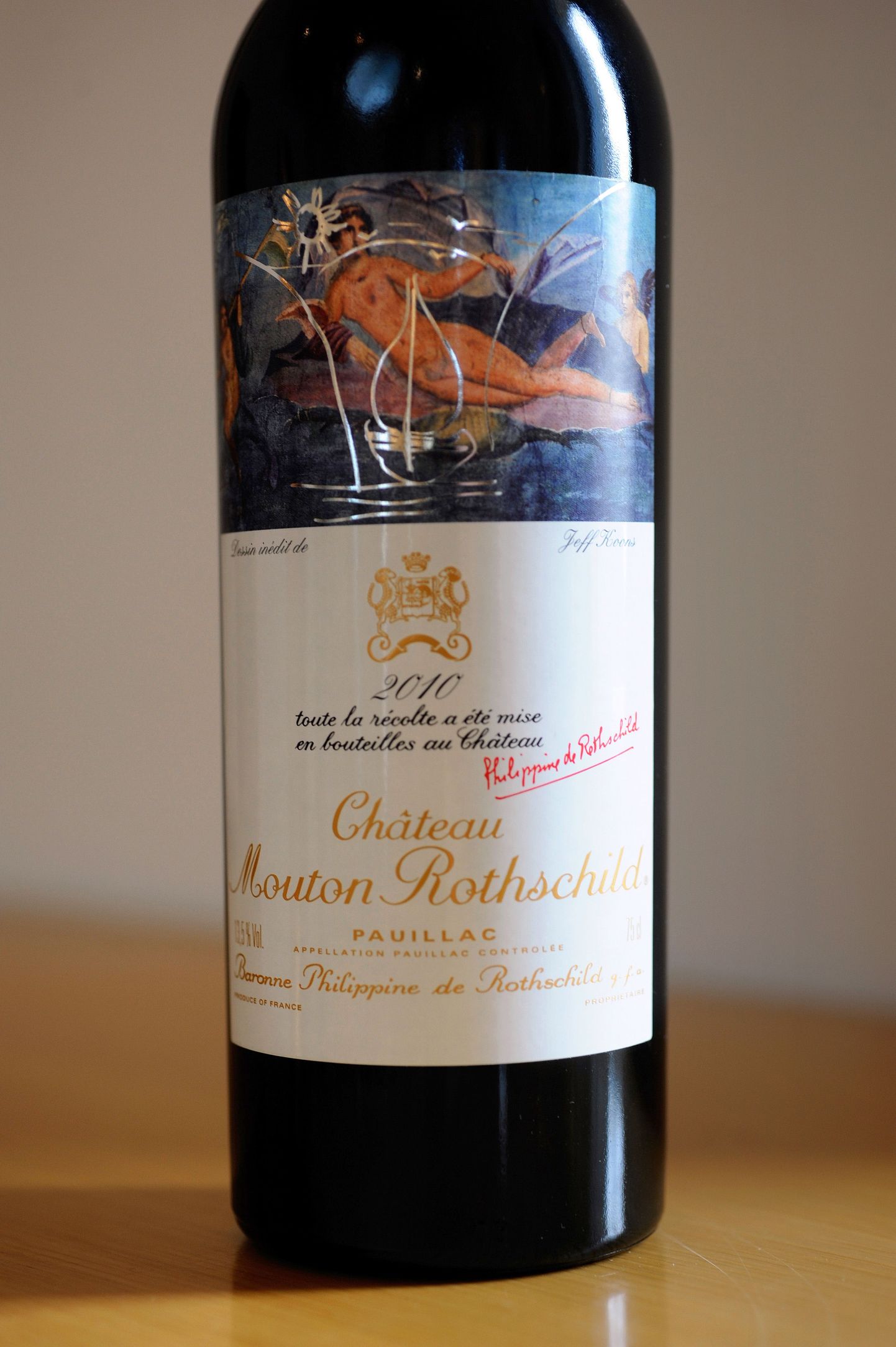 2010. aasta Château Mouton Rothschild punane vein