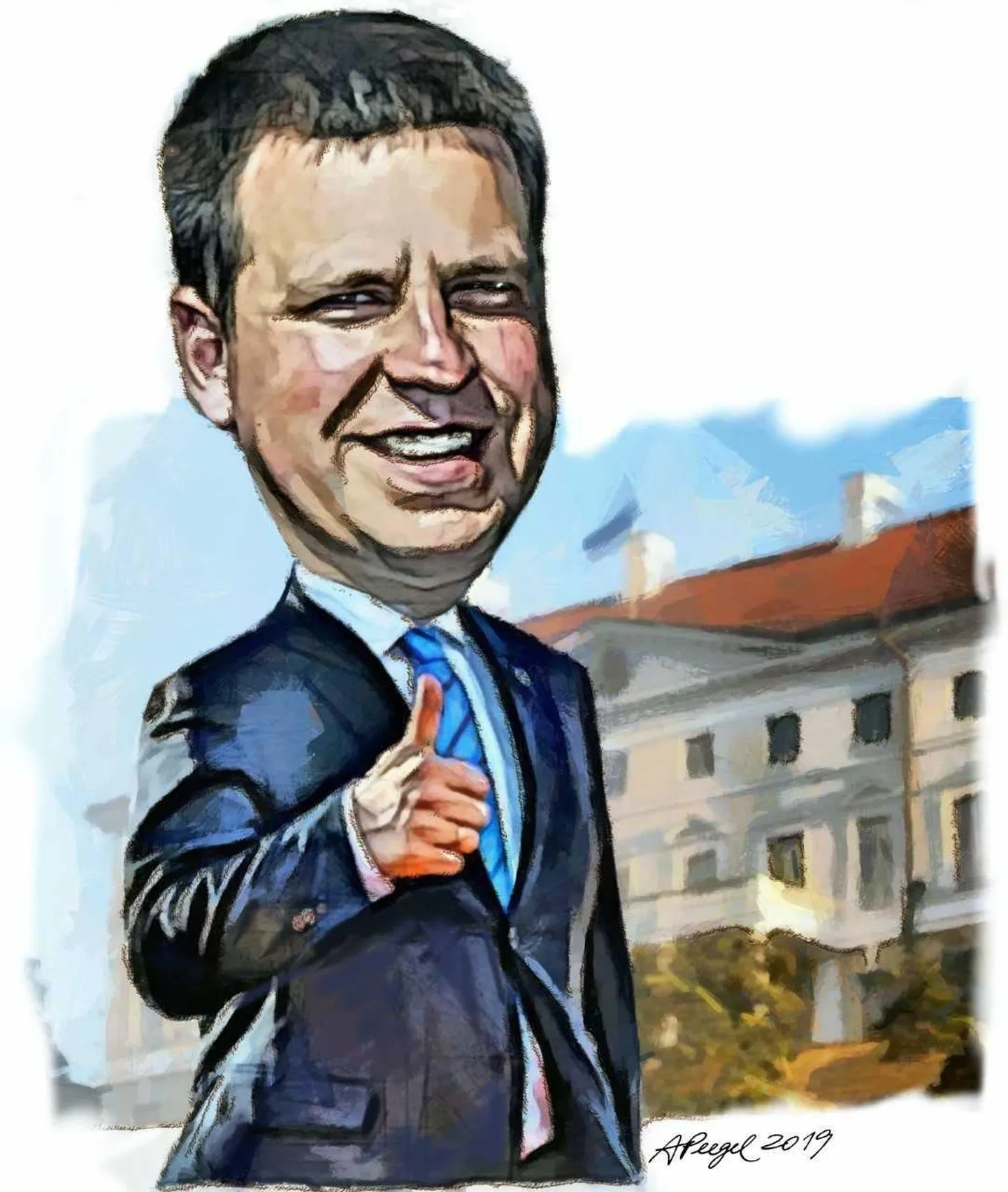 Jüri Ratas FOTO: Illustratsioon: Andrus Peegel