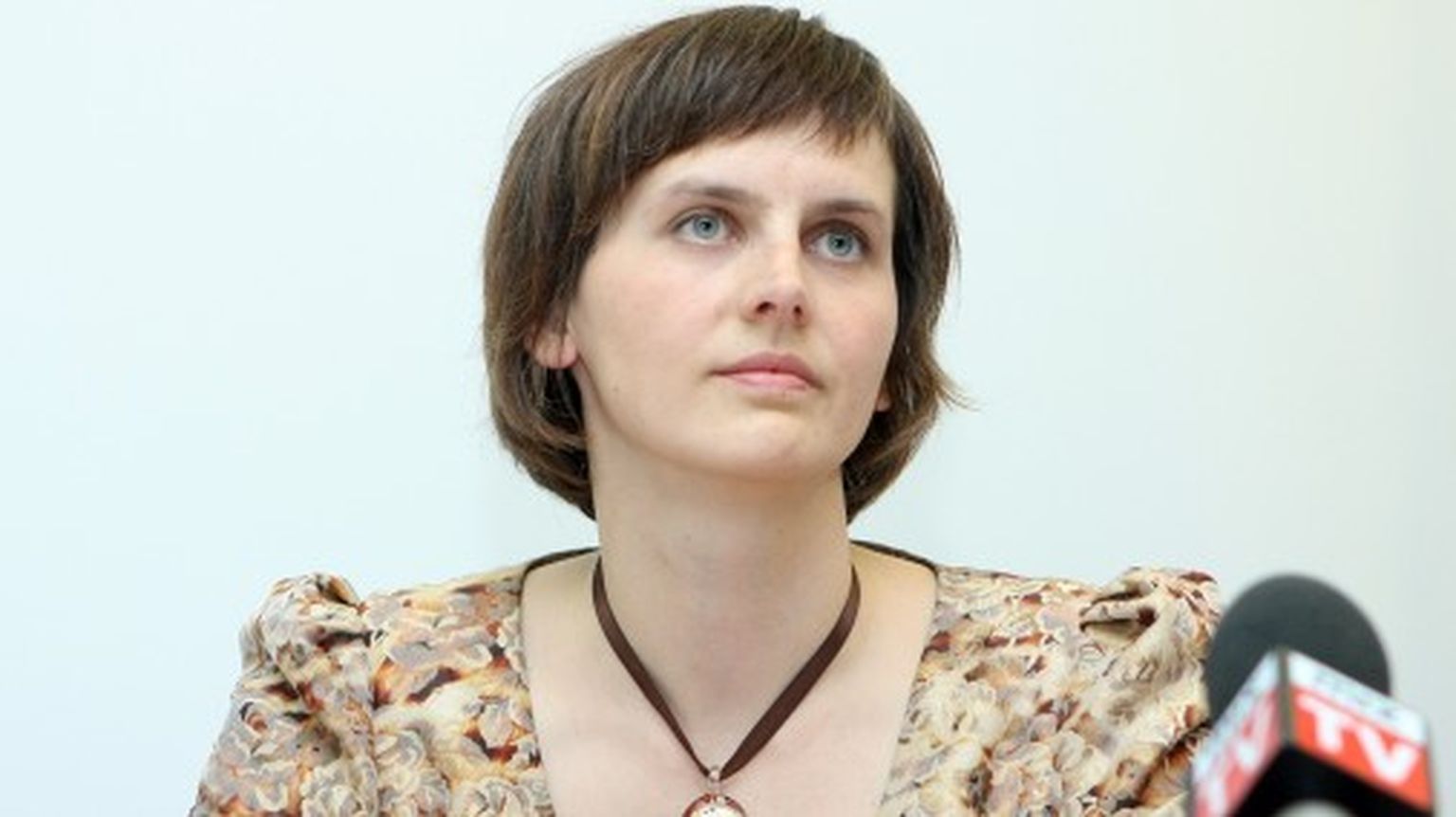 Organizācijas "Nepilsoņu kongress" pārstāve Elizabete Krivcova