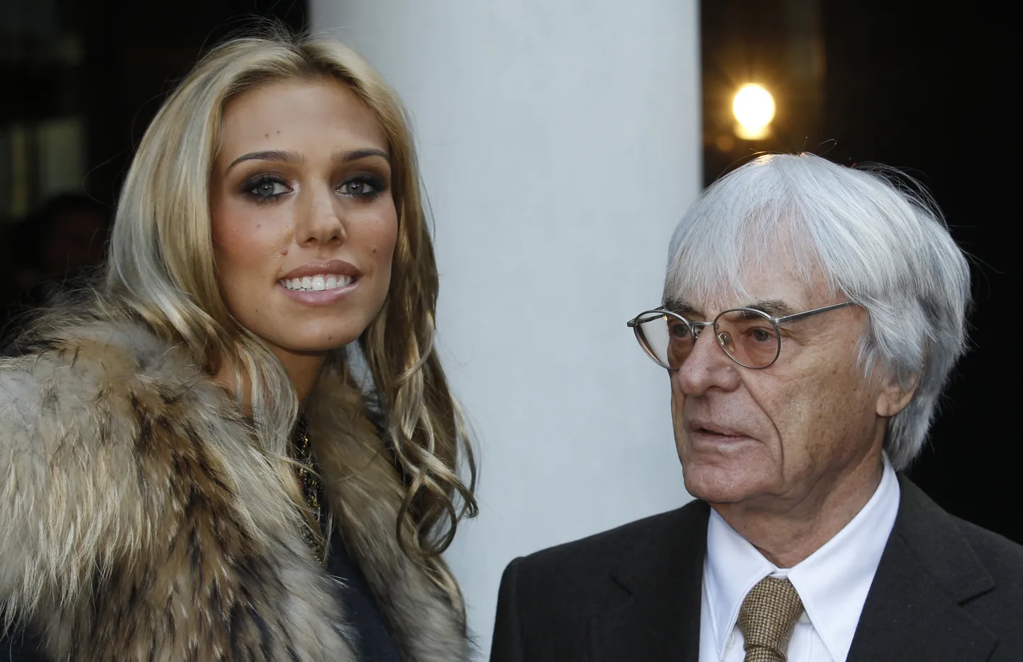 Vormel-1 sarja boss Bernie Ecclestone ja tütar Petra.