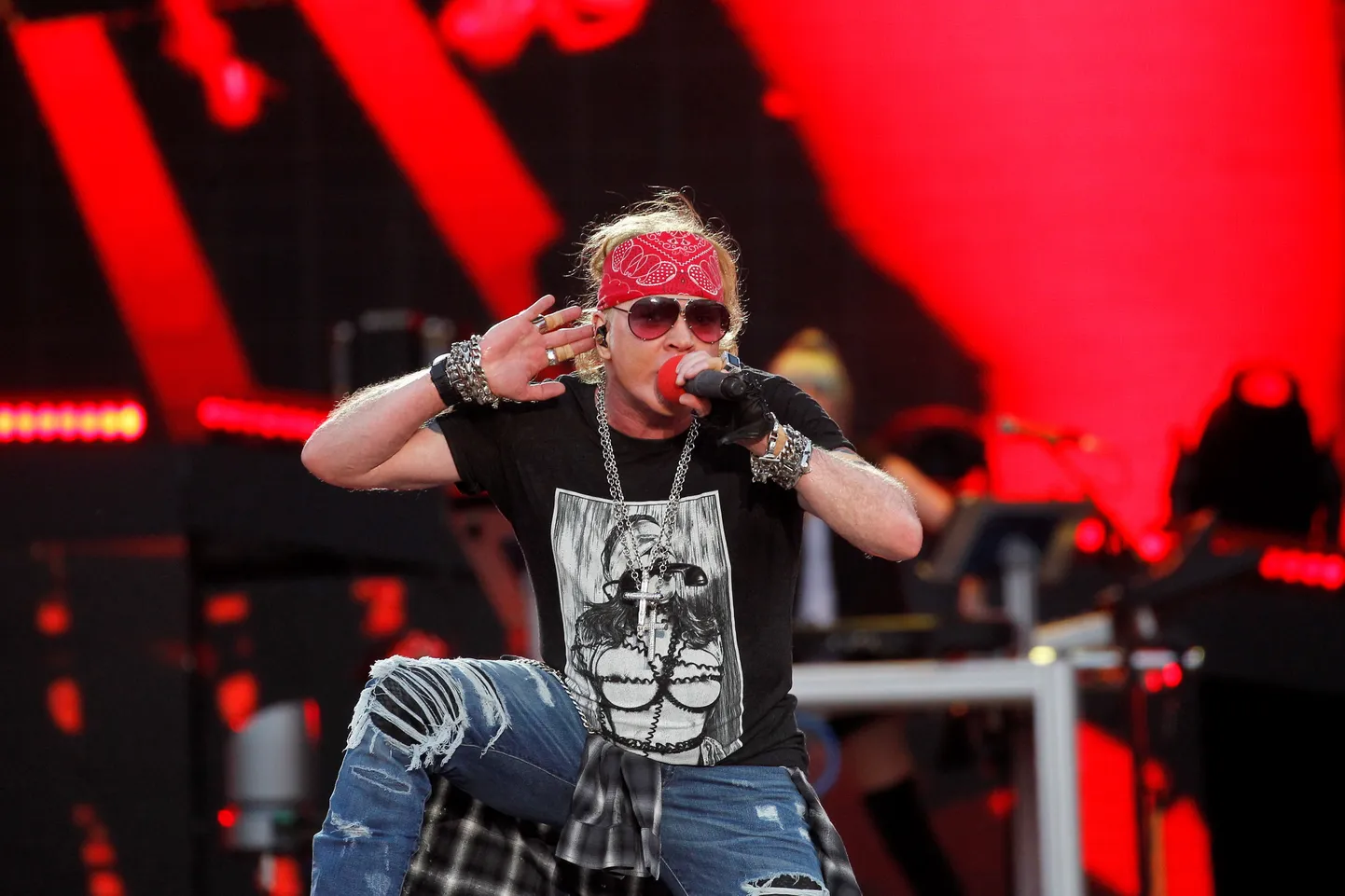Laulja Axl Rose.