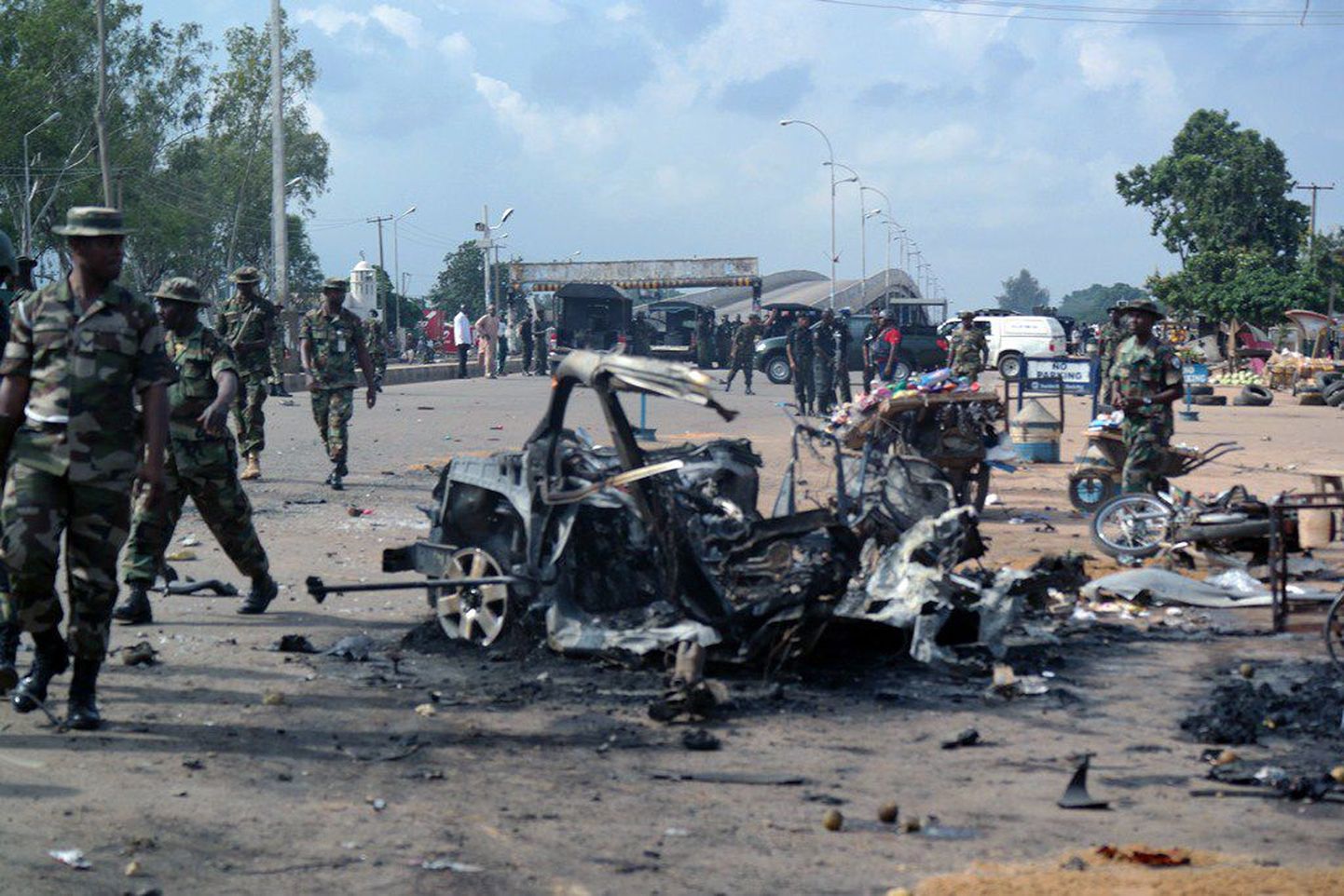 Autopommiplahvatus Kadunas Põhja-Nigeerias.