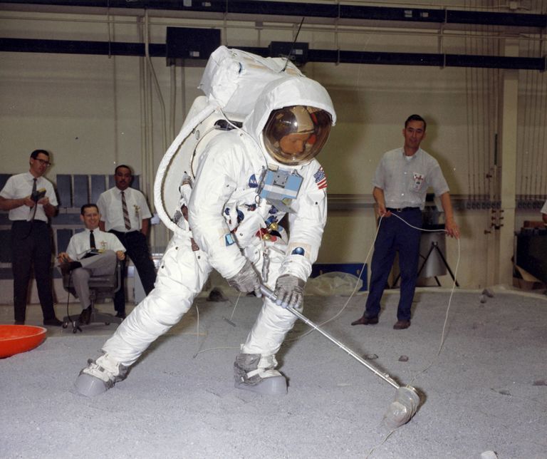 Neil Armstrong treenimas Houstonis 1968. aastal Apollo 11 missiooniks