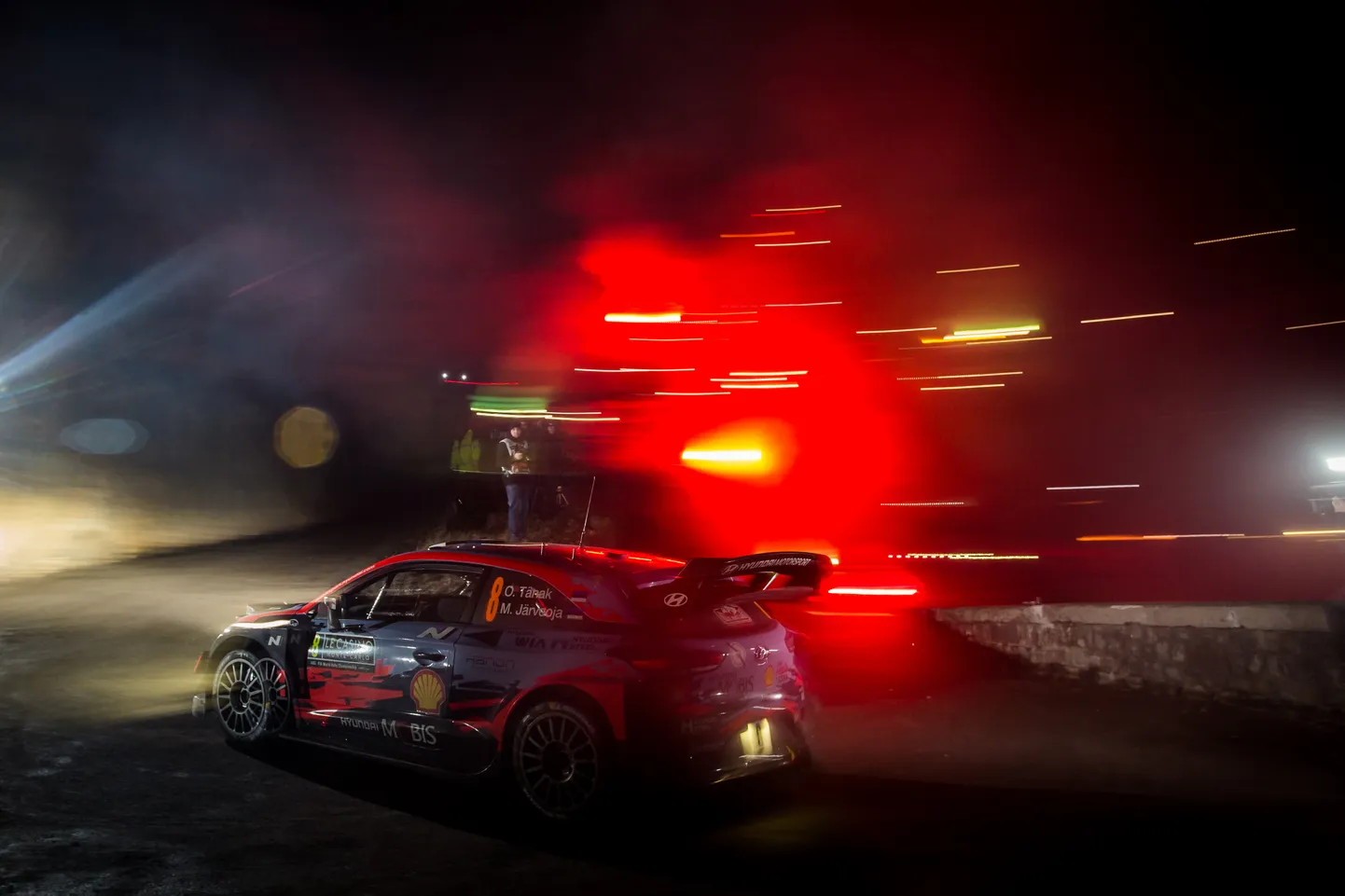 Ott Tänak ja Martin Järveoja Monte Carlo rallil.
