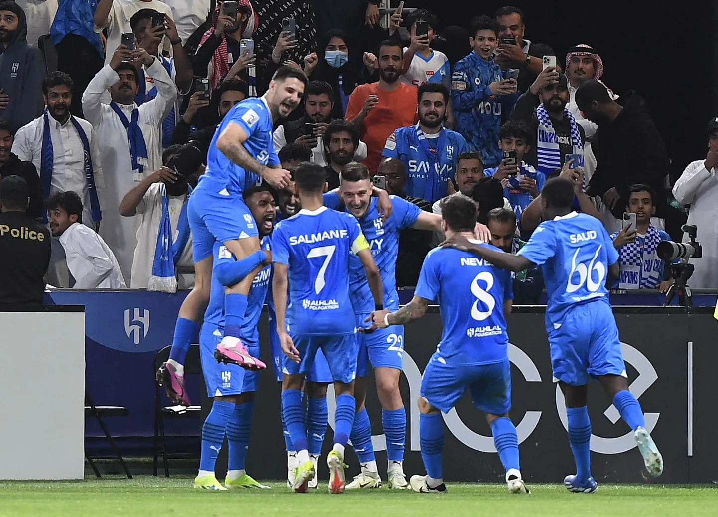 Saūda Arābijas komandas "Al-Hilal" futbolisti