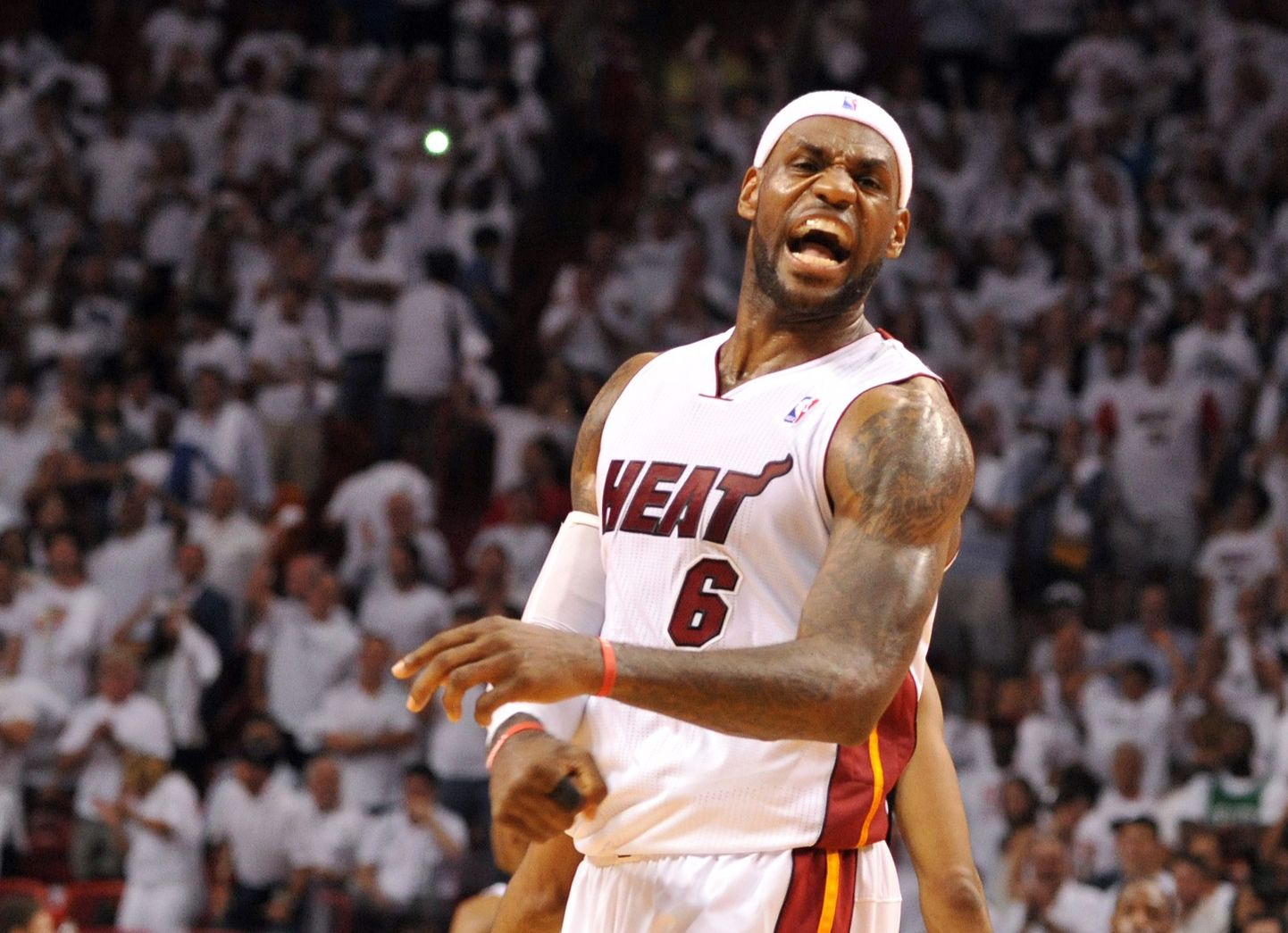 Miami Heati mängumees LeBron James.