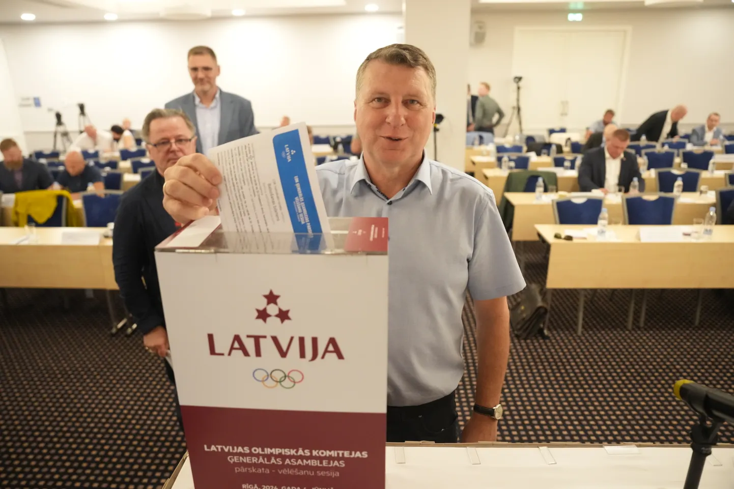 Latvijas Basketbola savienības prezidents Raimonds Vējonis