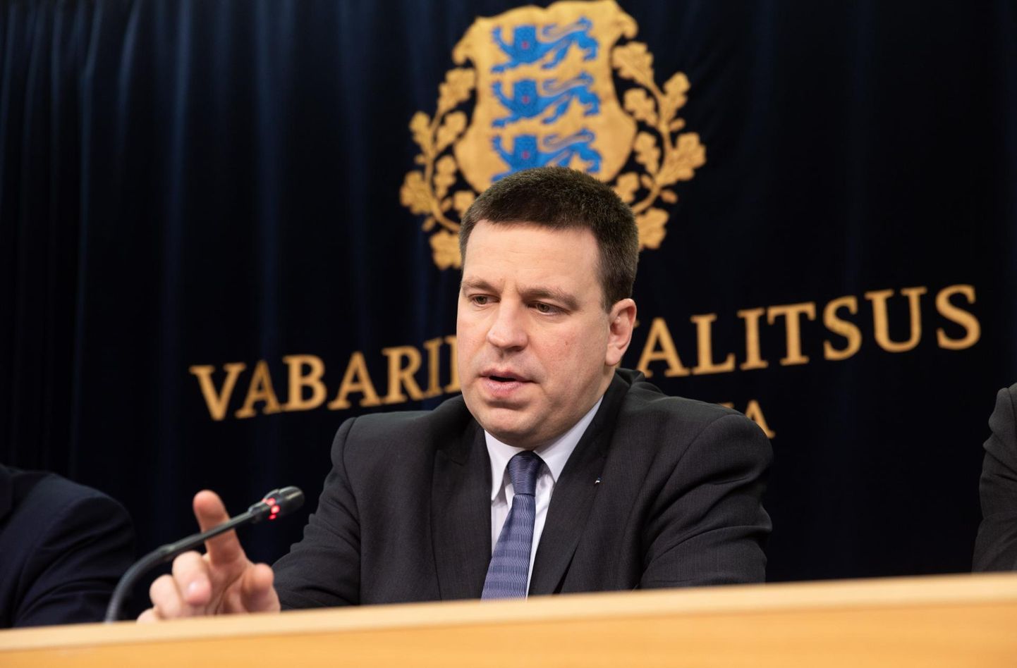 Riigi kriisikomisjoni juht peaminister Jüri Ratas.