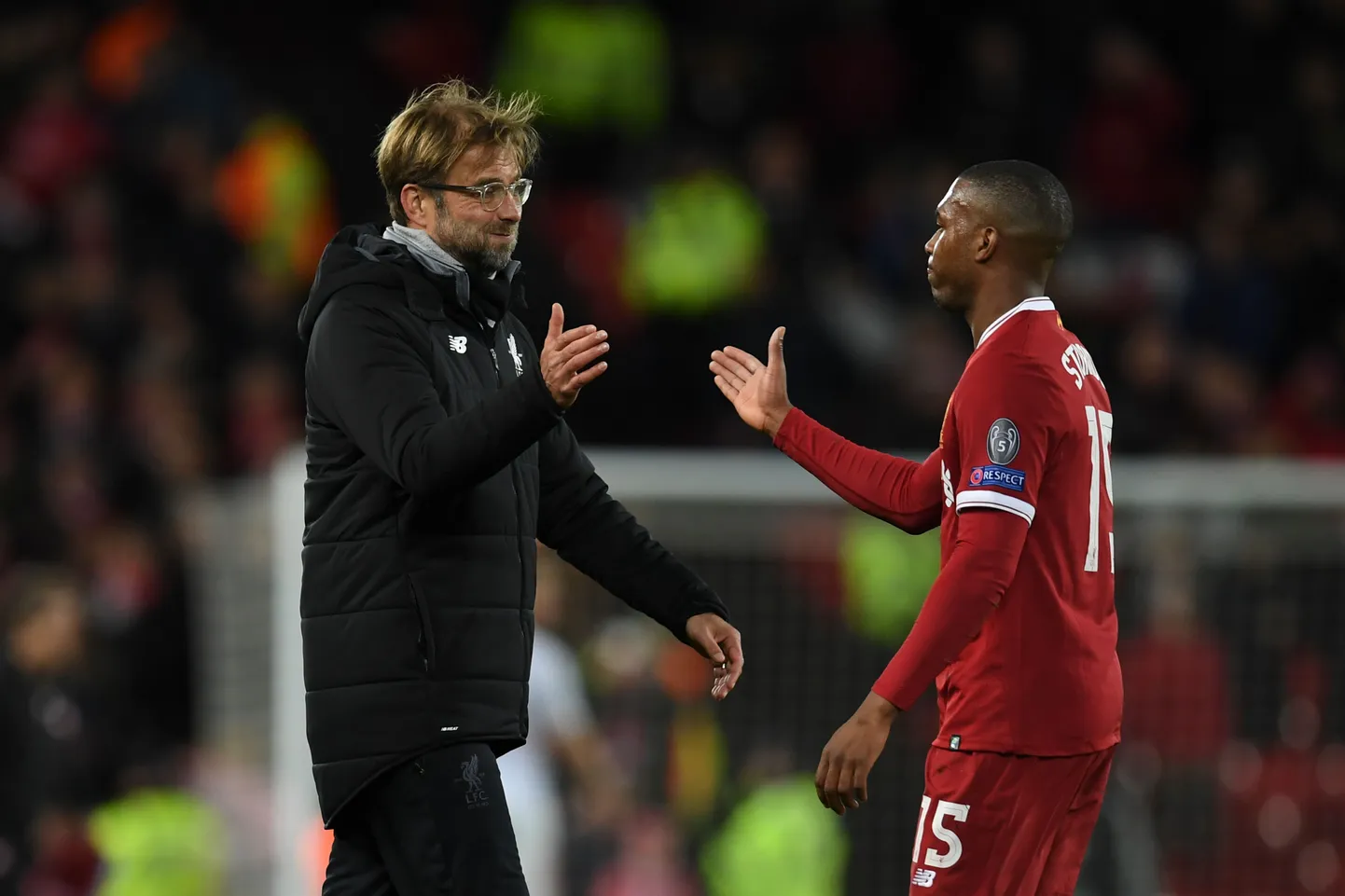 Jürgen Klopp ja Daniel Sturridge.