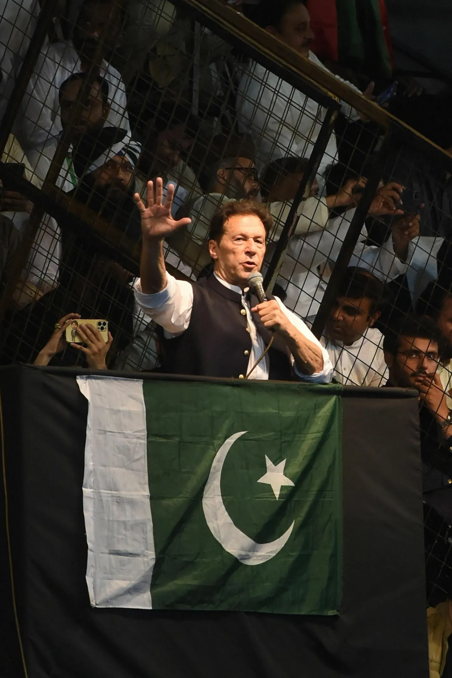 Pakistani endine peaminister Imran Khan.