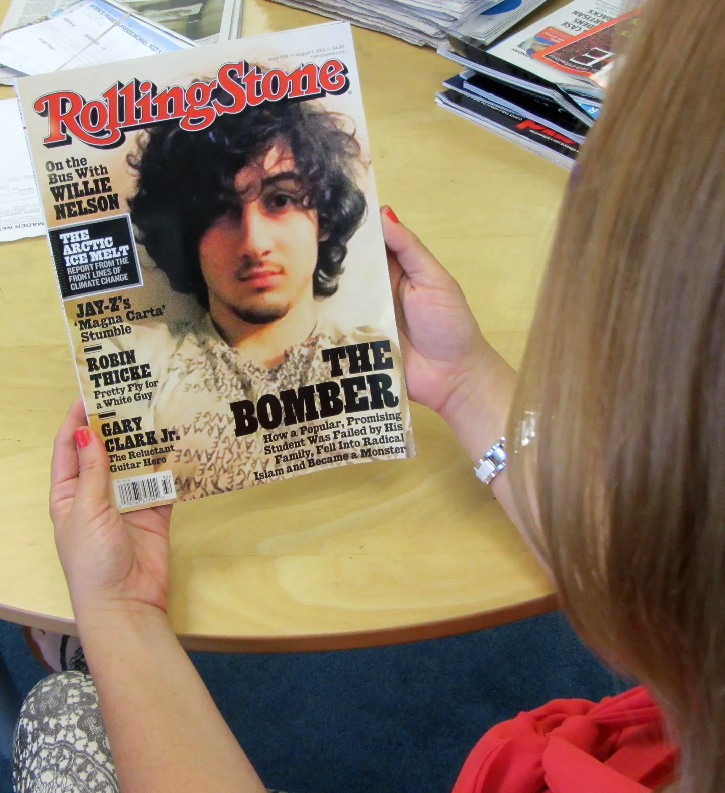 Pahameelt tekitanud Rolling Stone'i esikaas.