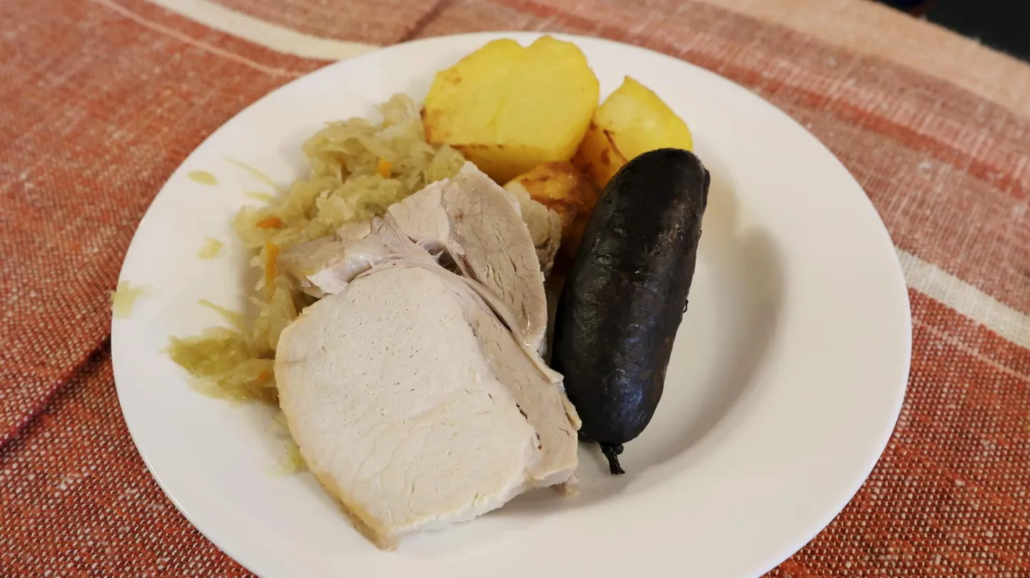 Jõululõunaks pakuti mullu praadi ja magustoitu.