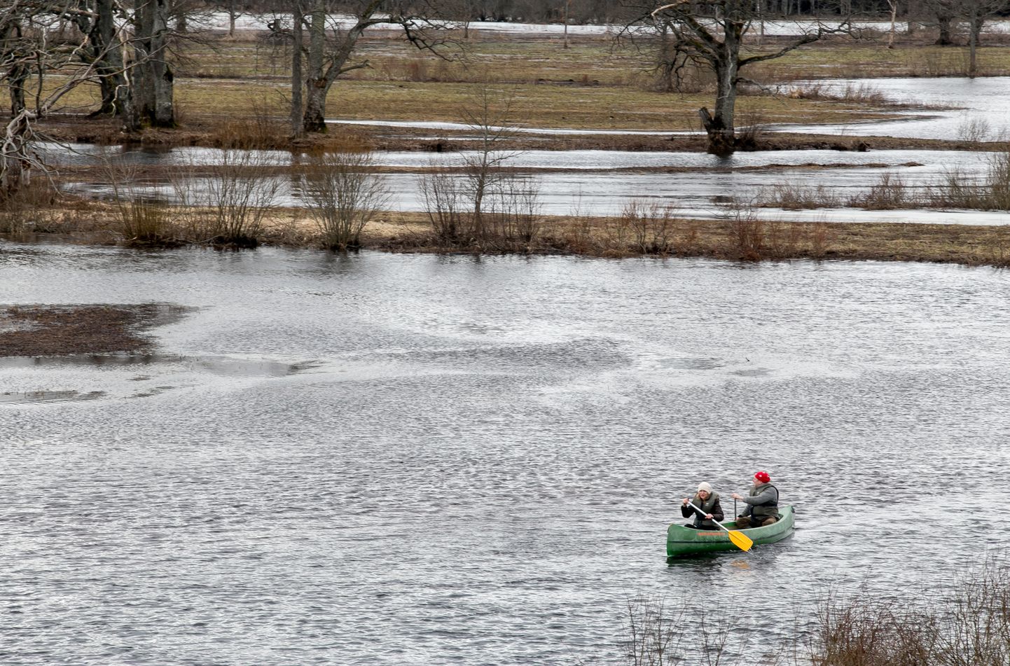 Ilmaprognoos lubab arvata, et kevadine üleujutus jõuab Soomaale järgmisel nädalal. Arhiivifoto.