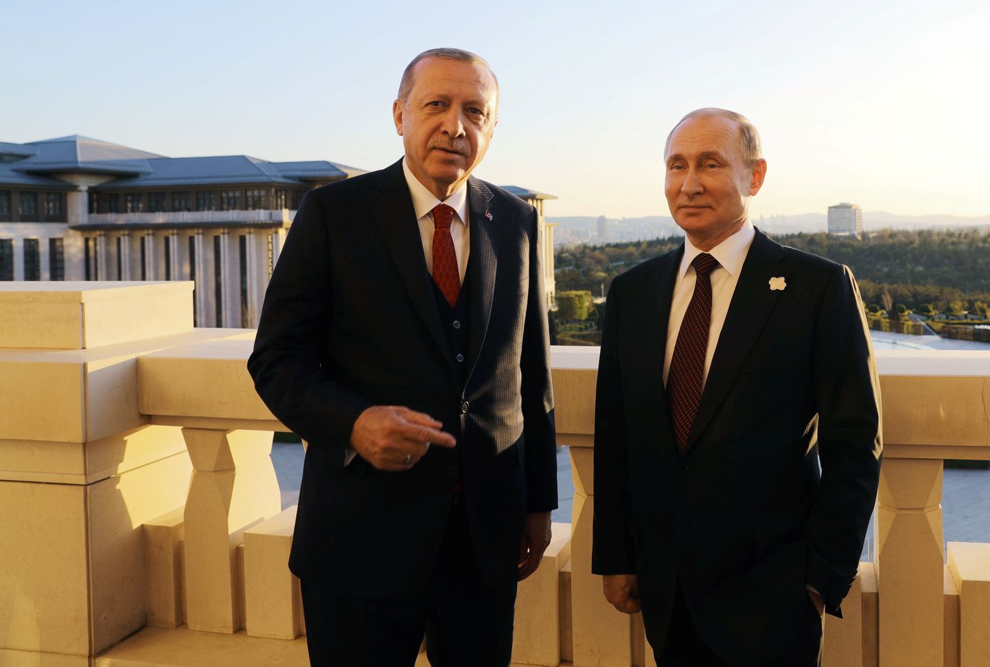 Türgi president Recep Tayyip Erdoğan ja Vene riigipea Vladimir Putin Ankaras.