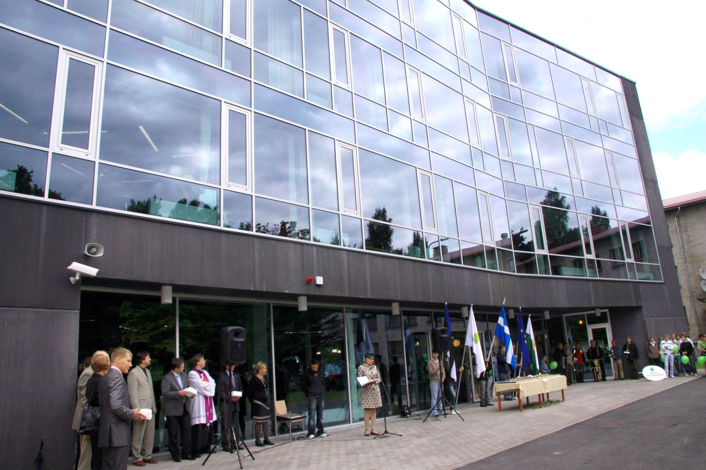 Pärnumaa kutsehariduskeskuse uus õppehoone.