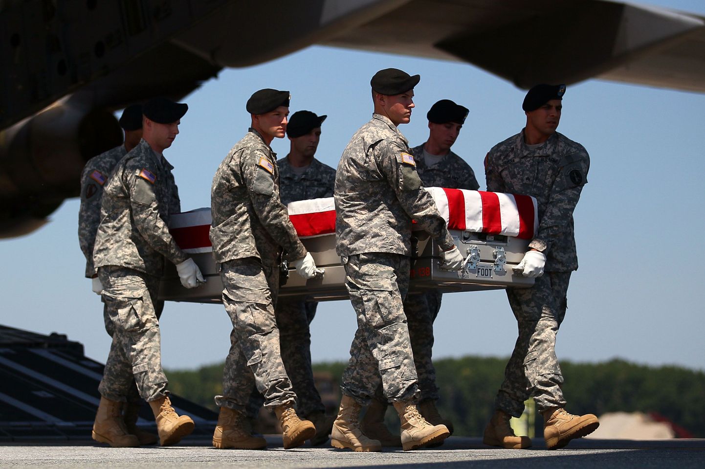 USA õhujõudude baasist kadus hukkunud sõdurite kehaosi