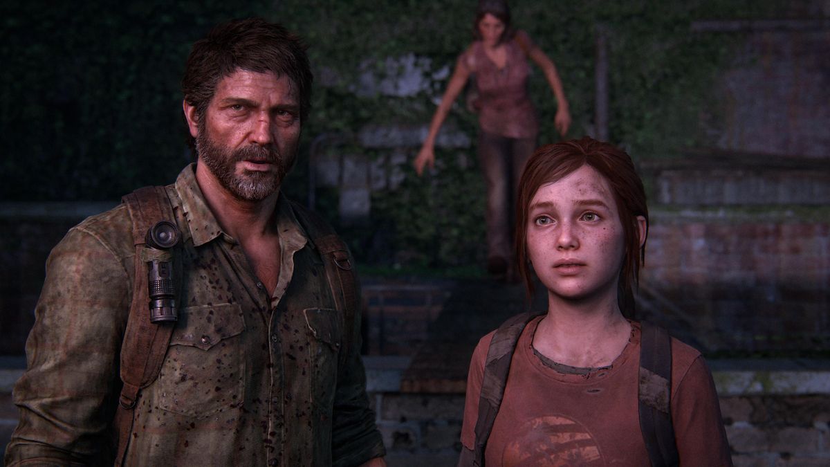 Джоэл и Элли в видеоигре The Last of Us