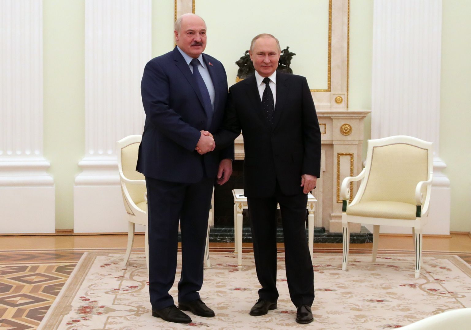 Valgevene president Aljaksandr Lukašenka ja Vene president Vladimir Putin.