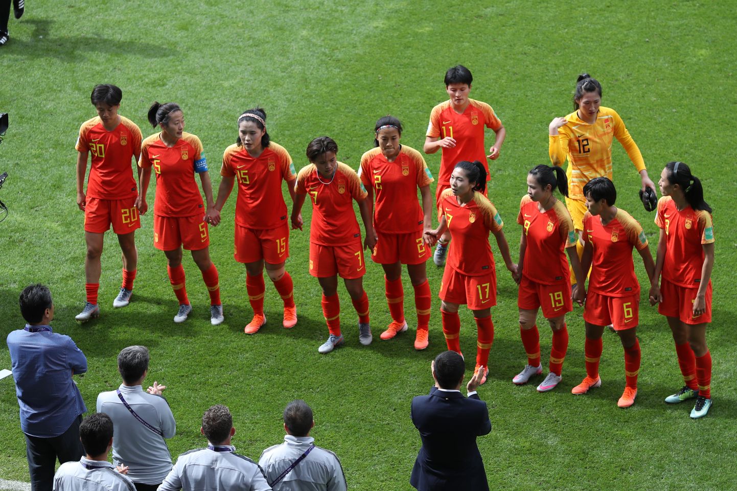 Hiina naiskond tänavusel naiste jalgpalli MMil.