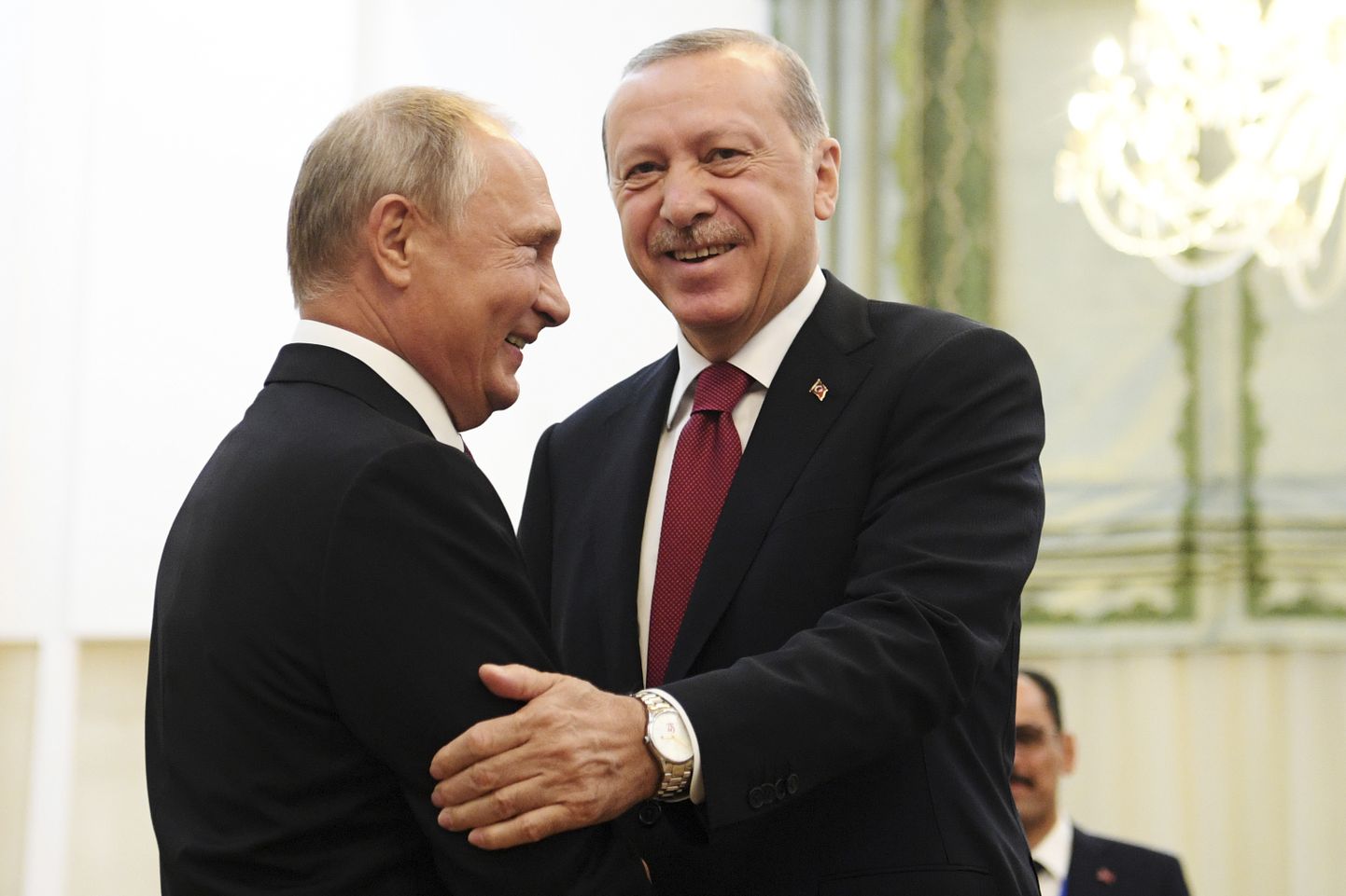 Valdimirs Putins un Redžeps Tajips Erdogans