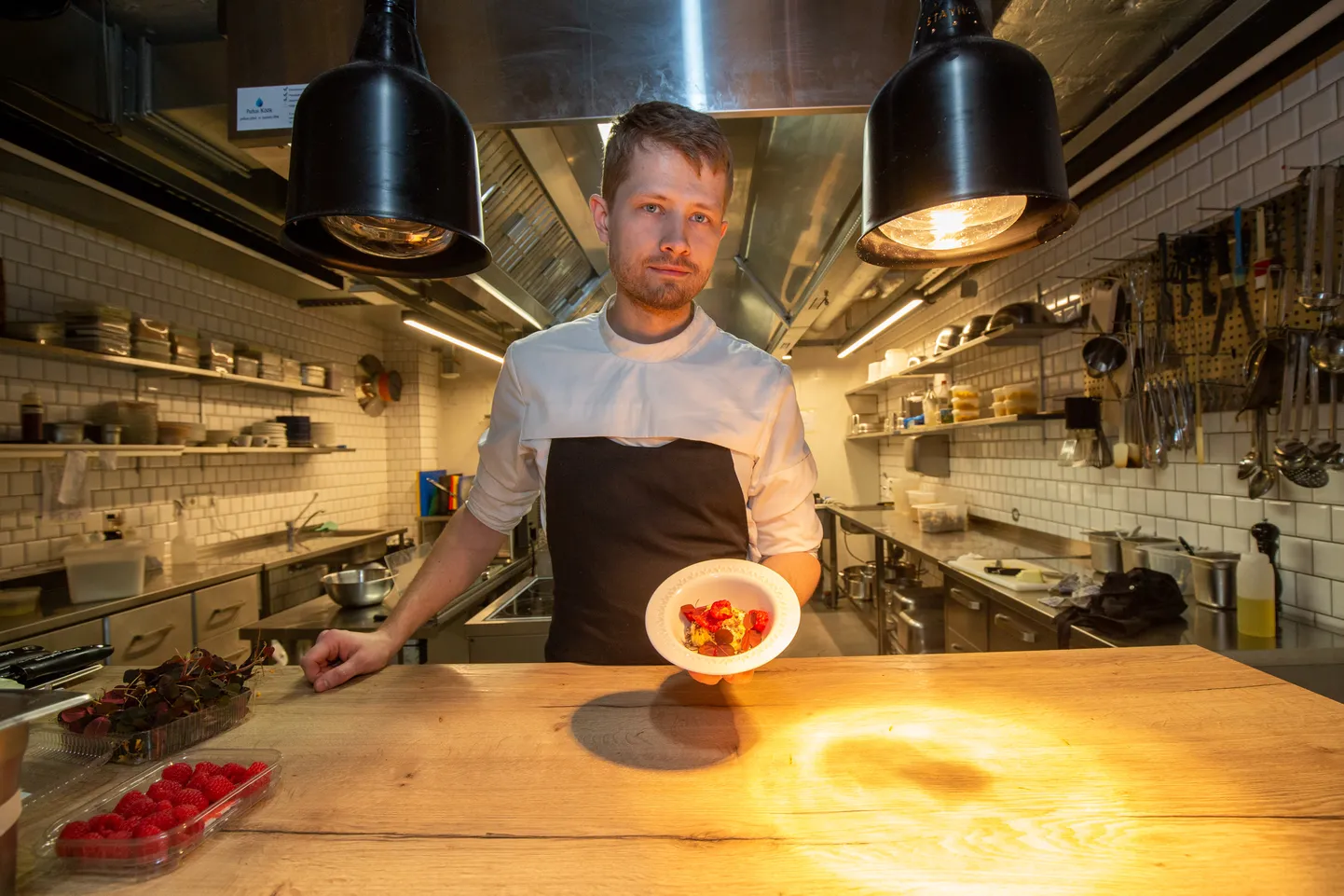 Mullu tegi «Maitsva Tartu» menüü jaoks magustoidu ka restoran Pompei kokk Erik Enula.