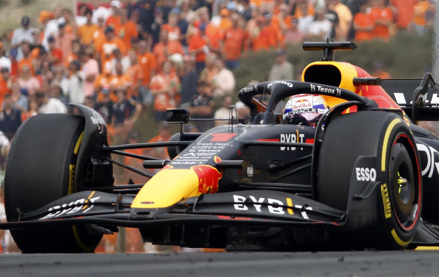 Red Bulli sõitja Max Verstappen eelmisel nädalavahetusel Hollandi Grand Prixil.