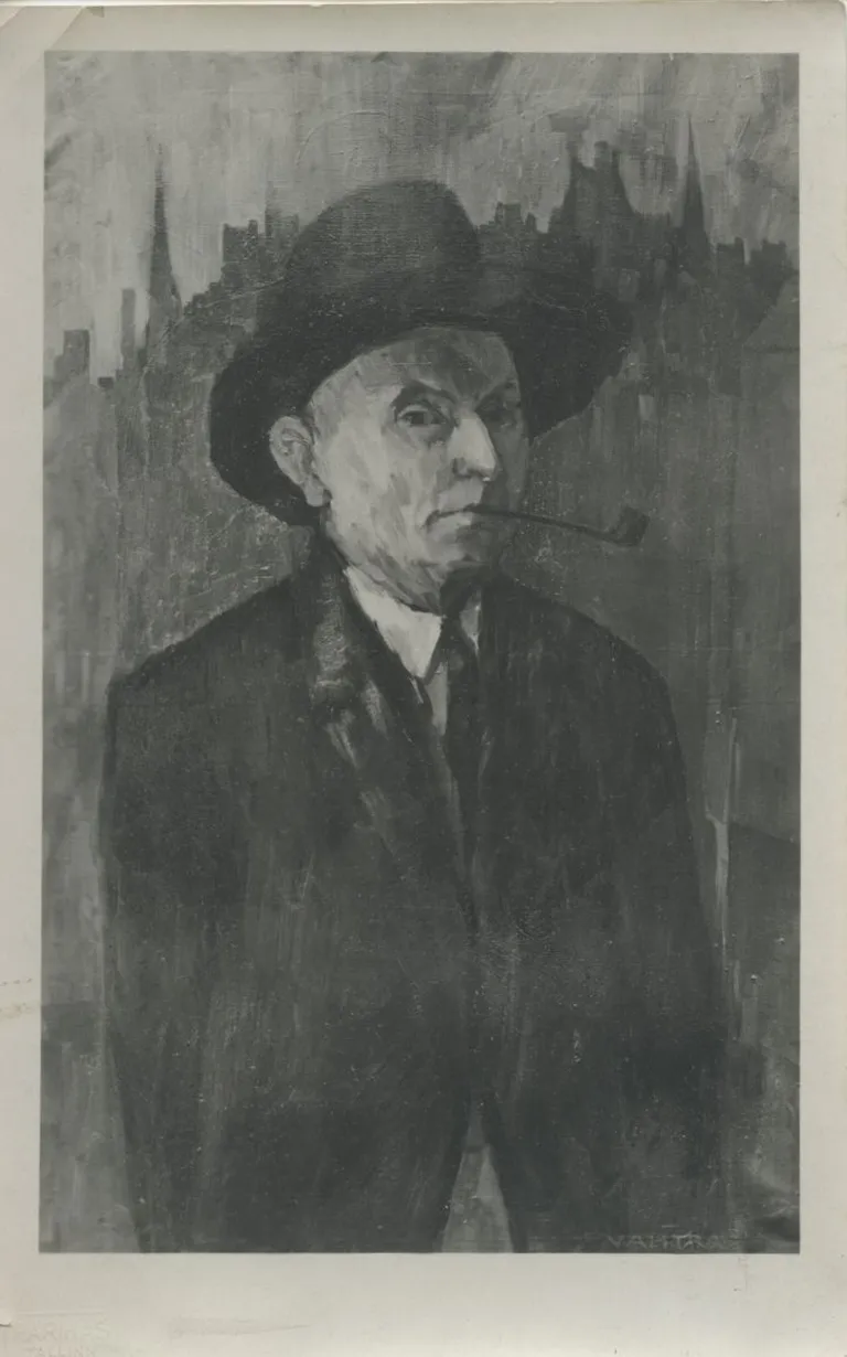 Jaan Vahtra. Autoportree. 1929. Õli