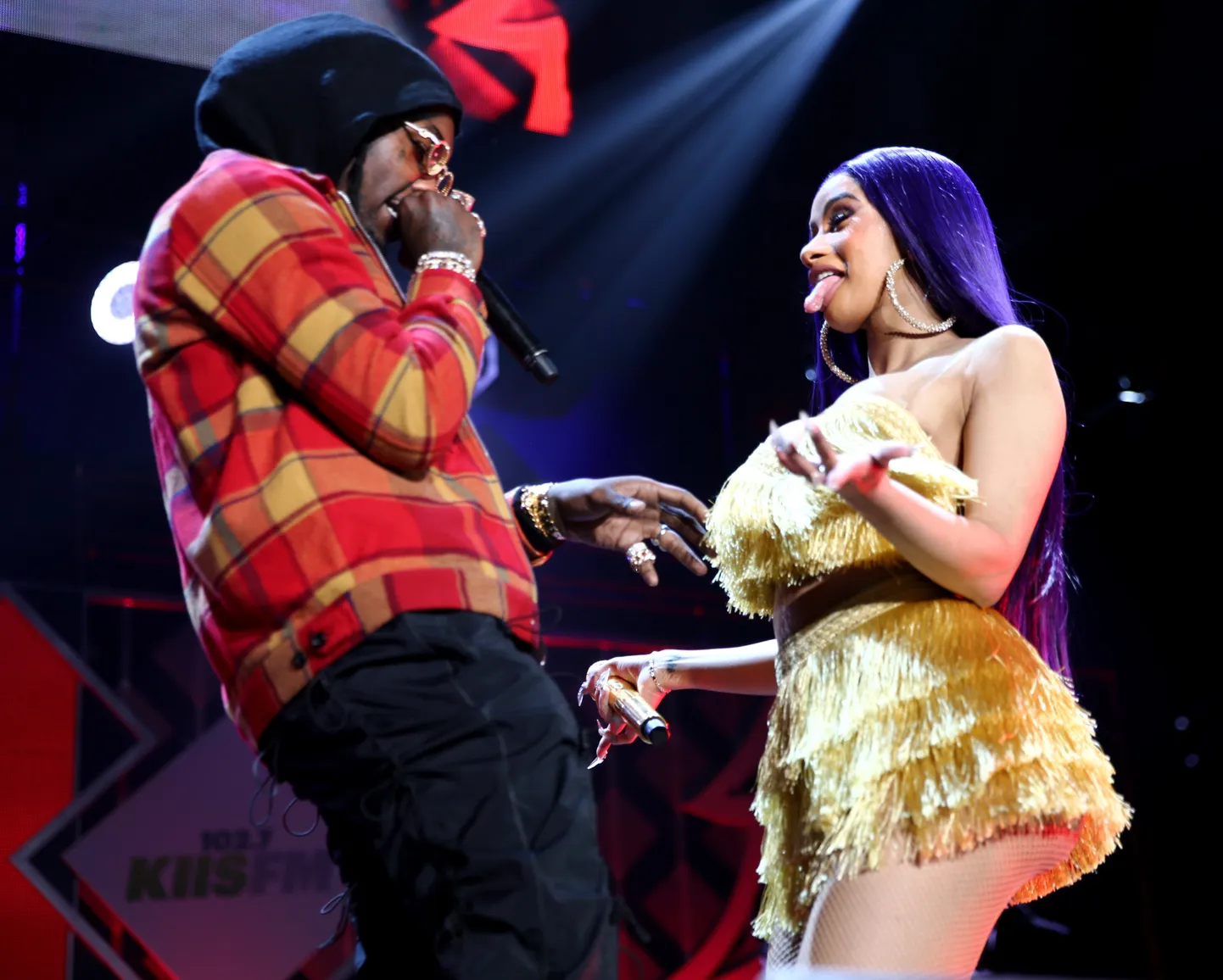 Cardi B ja Offset esinemas 2018.