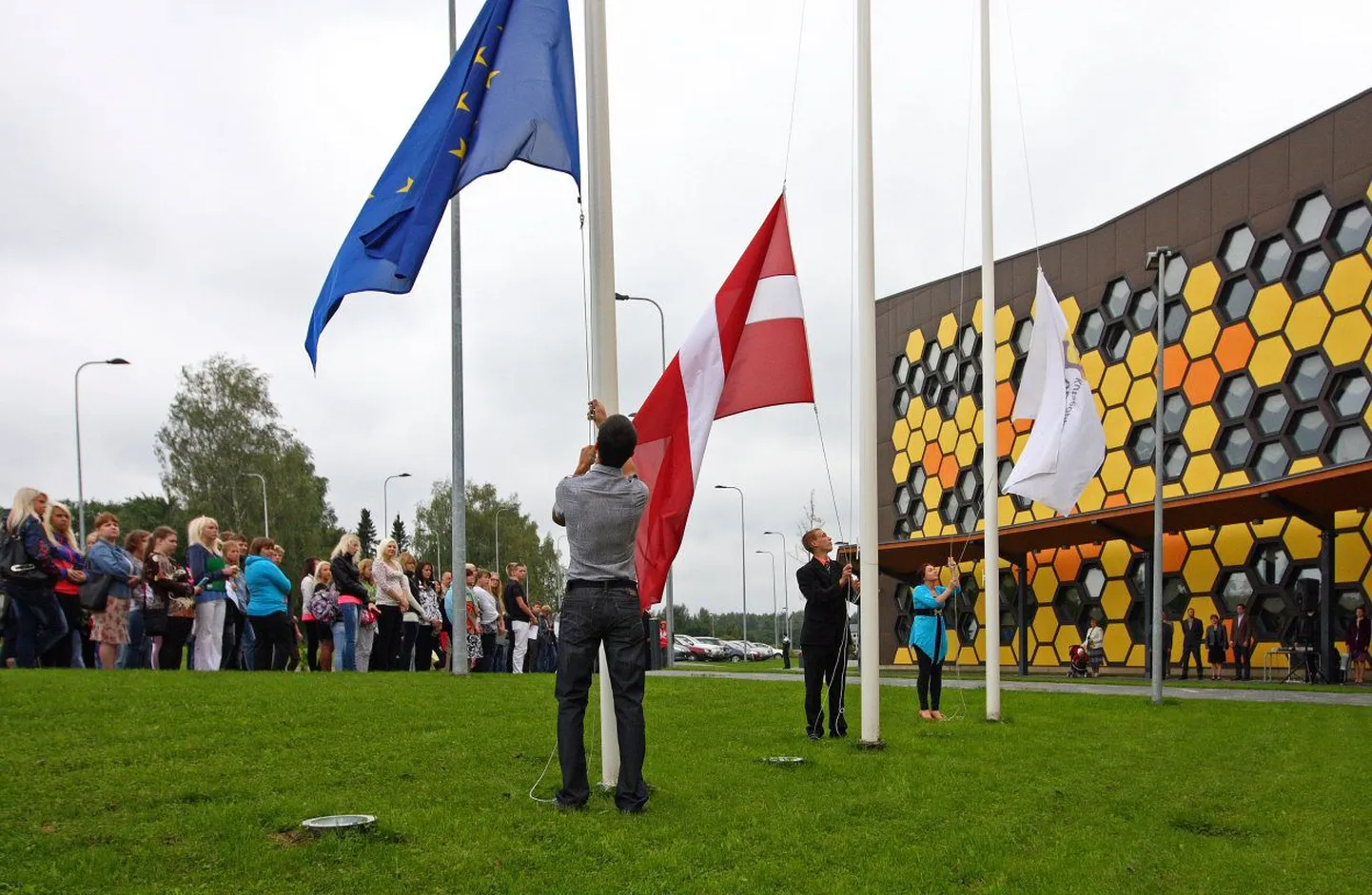 Valgamaa kutseõppekeskuse avaaktus tähistas uue õppeaasta algust.