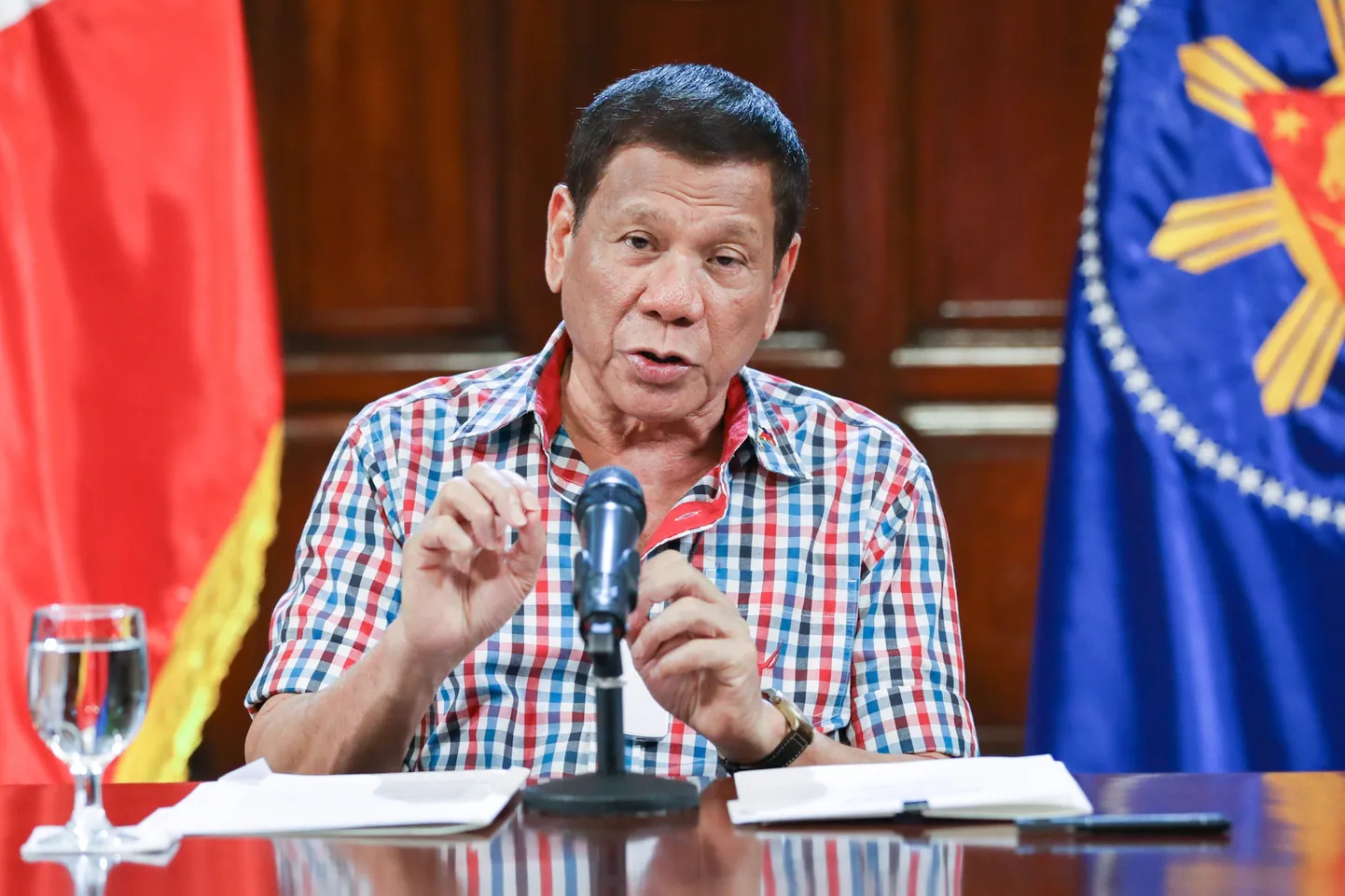 Filipiinide president Rodrigo Duterte.