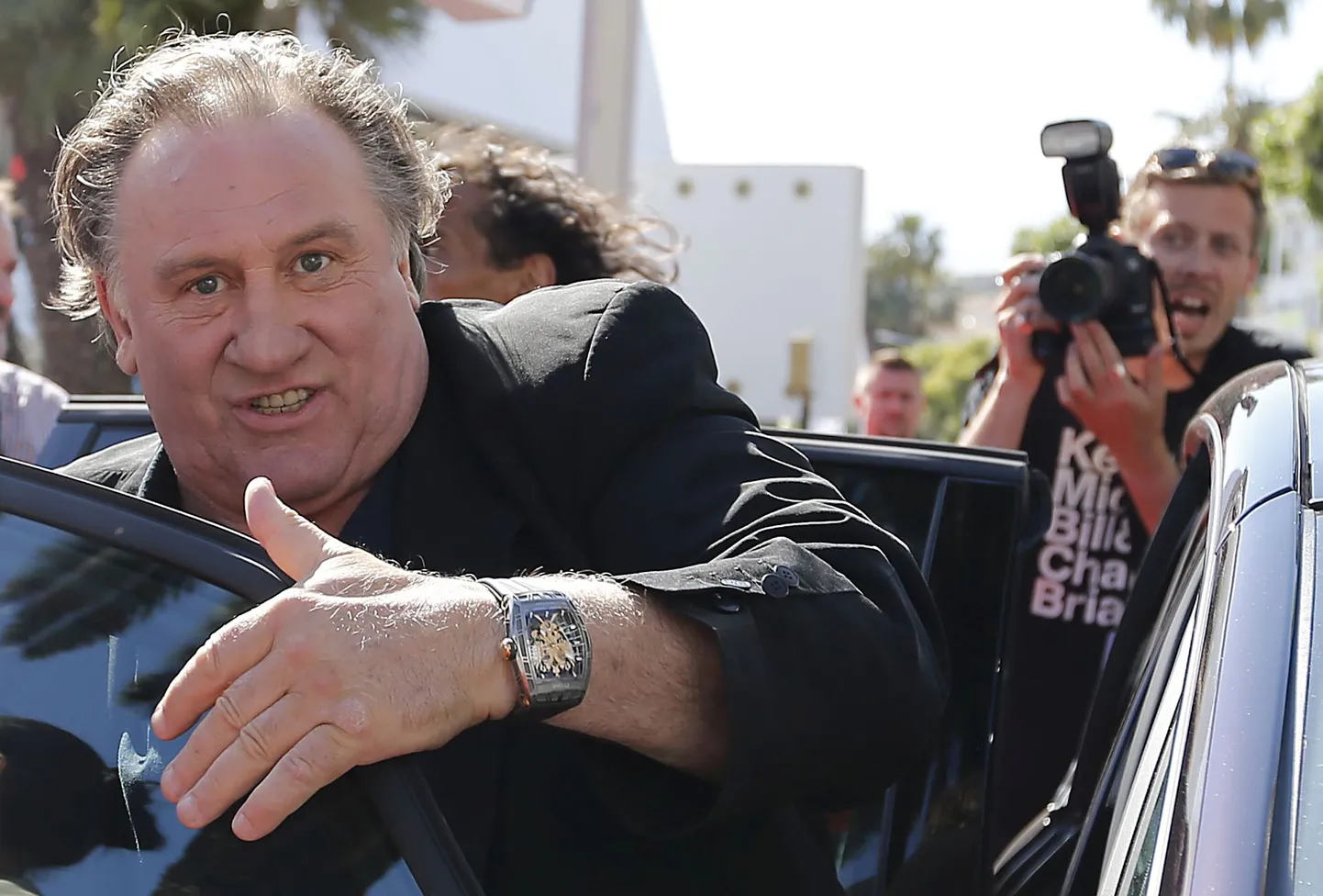 Prantslasest näitleja Gerard Depardieu.