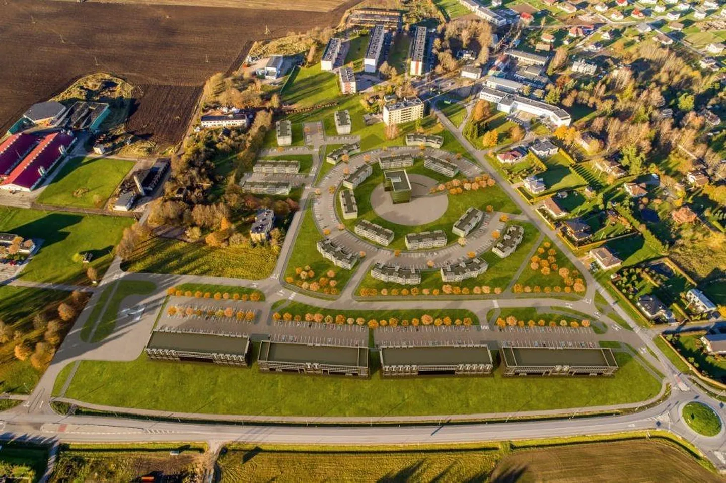 Tartu kesklinnast viie ja poole kilomeetri kaugusele Märja külla ehitatakse uus Aisa elamukvartal.