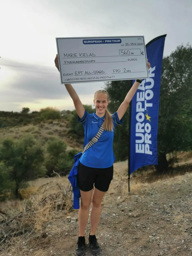 Marie Kielas teenis teise koha eest 560eurose tšeki.