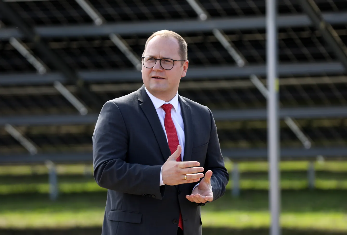 Klimata un enerģētikas ministrs Raimonds Čudars.