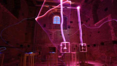 Galerii: Tartu valgusfestivali installatsioonid pakuvad suursugust valguse ja värvide vaatemängu