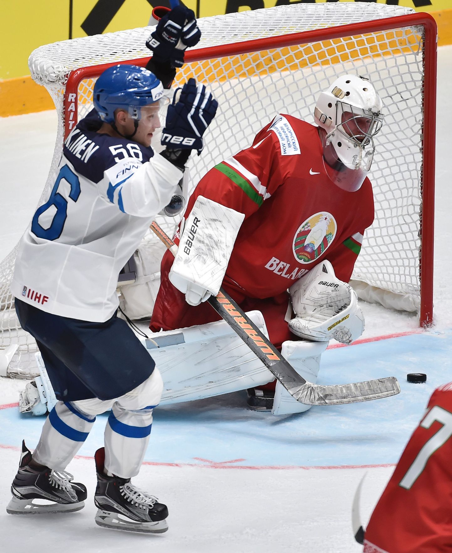 Soome jäähokimängija Teemu Pulkkinen (56) on KHLi punktitabeli tipus.