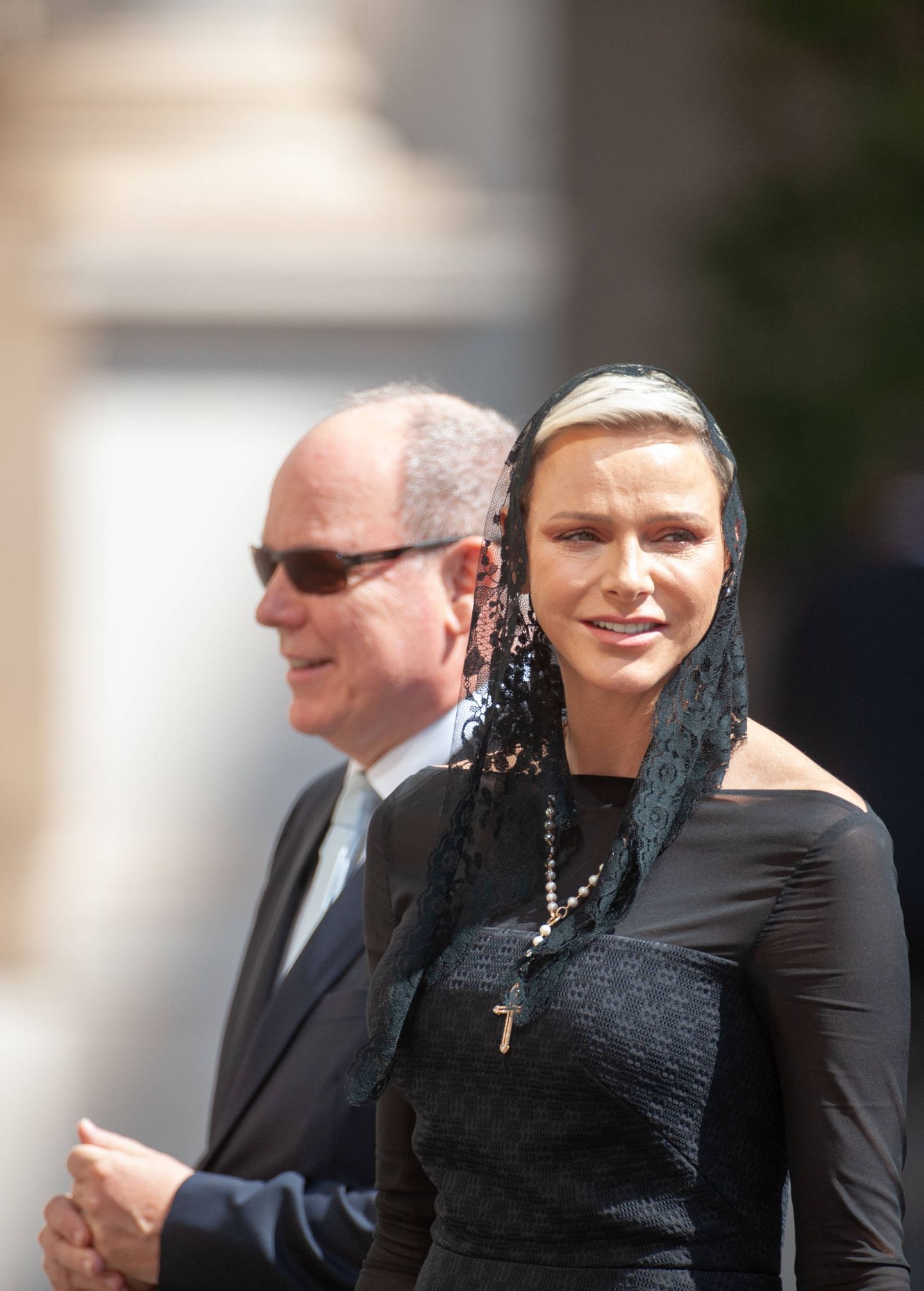 Monaco vürst Albert II ja vürstinna Charlene 20. juulil 2022 Vatikanis visiidil