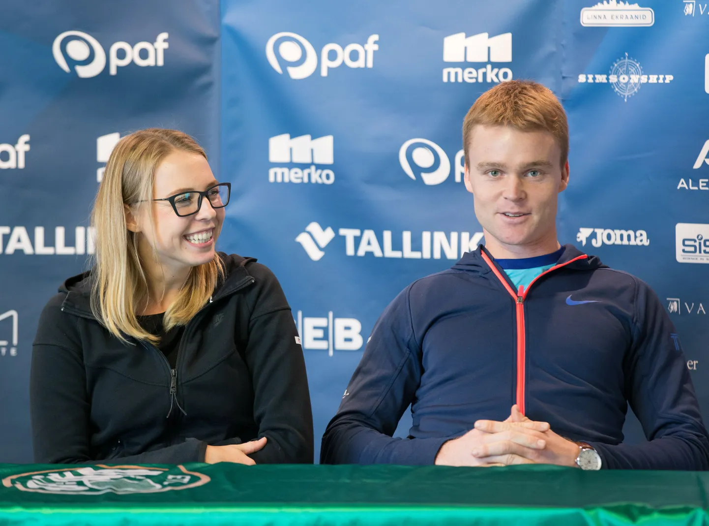 Jürgen Zopp (paremal) ja Anett Kontaveit.