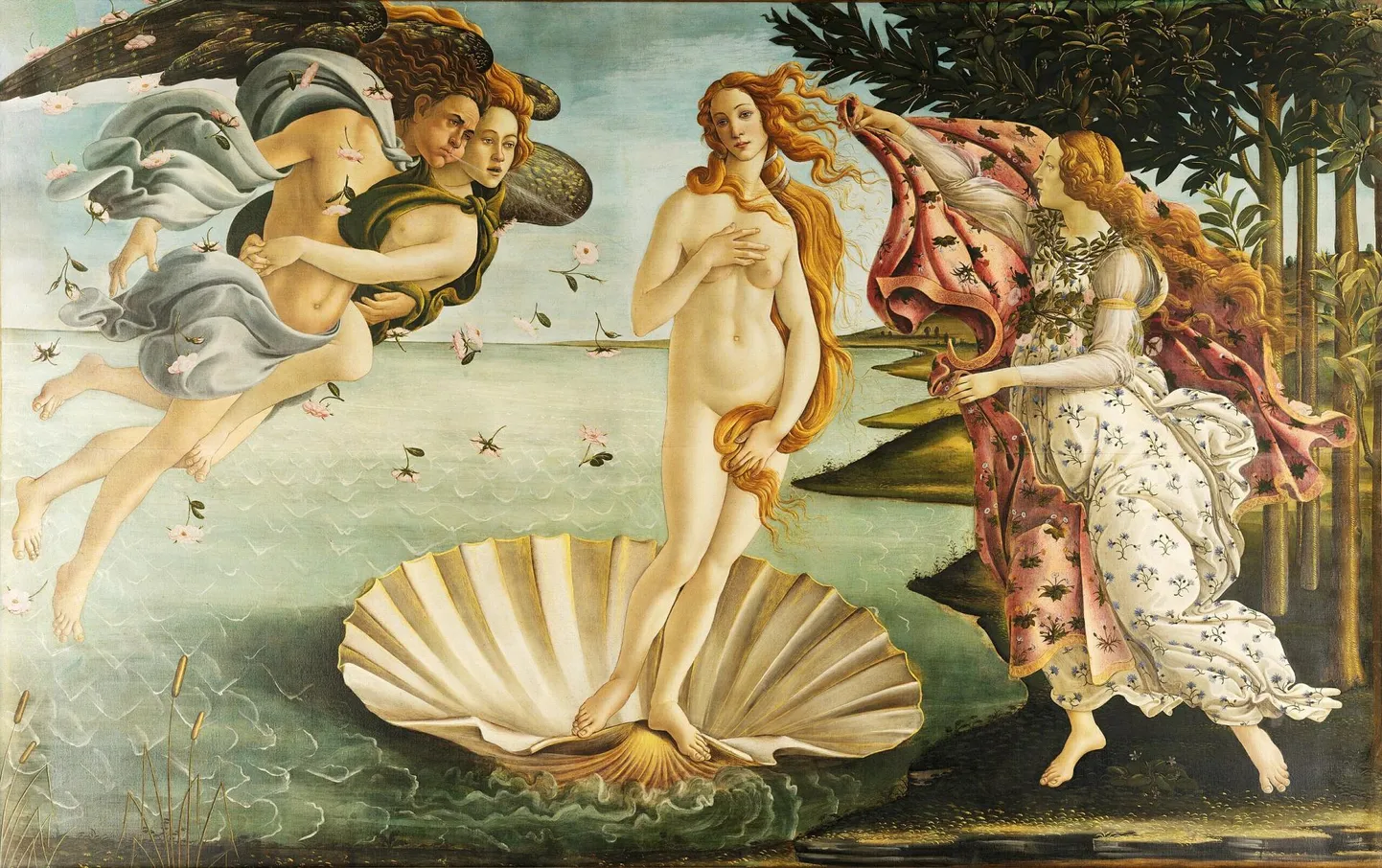 Sandro Botticelli, Veenuse sünd, u 1485.