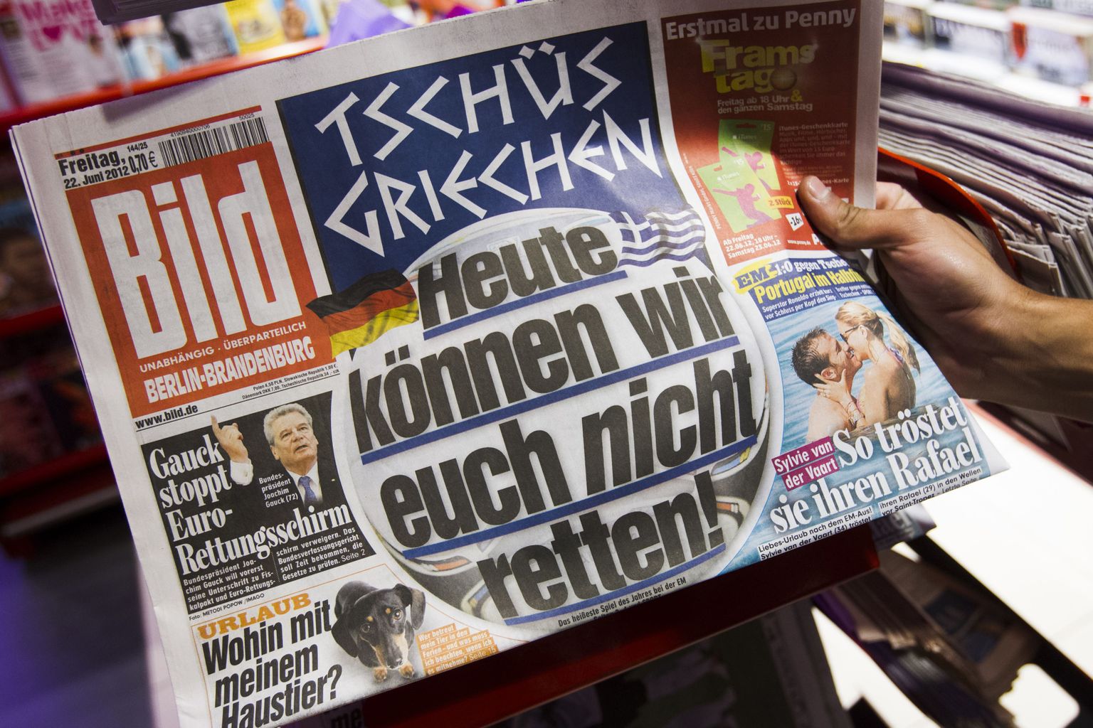 Saksa väljaanne Bild ennustab Kreeka koondisele hävingut