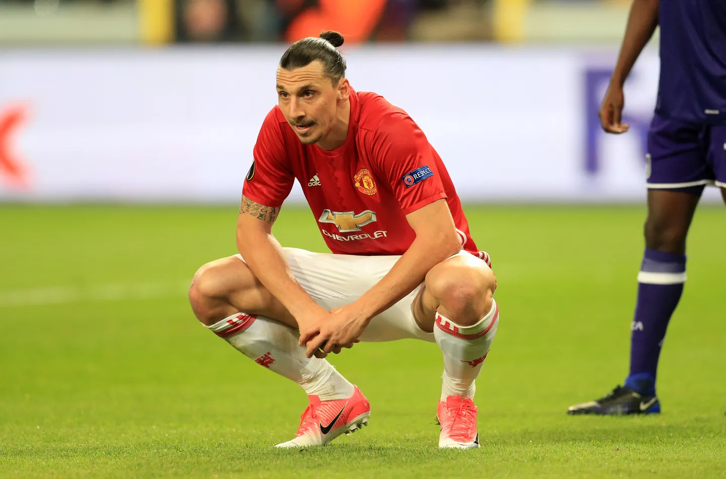 Manchester Unitedi ründaja Zlatan Ibrahimovic ei saa kindlasti 1:1 viigiga Brüsseli Anderlechti vastu rahul olla.