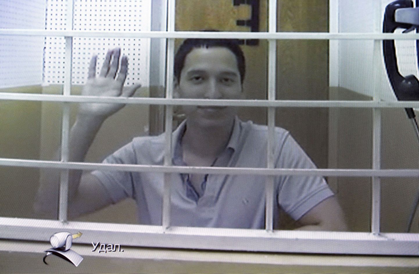 Vene valitsusvastane meeleavaldaja Aidar Gubaidulin, kelle Moskva kohus otsustas kautsjoni vastu vabaks lasta.
