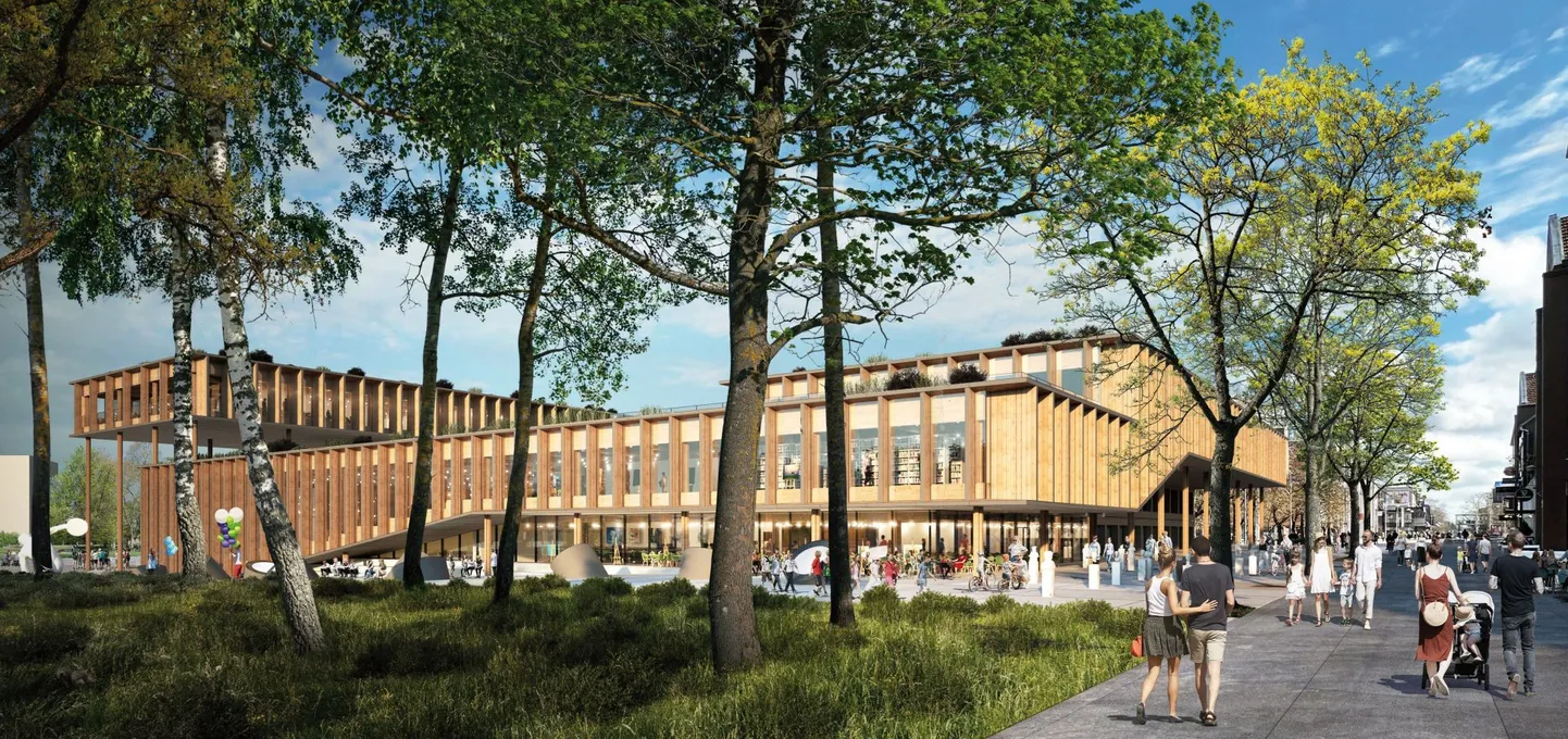 Tartu südalinna kultuurikeskuse eskiis.