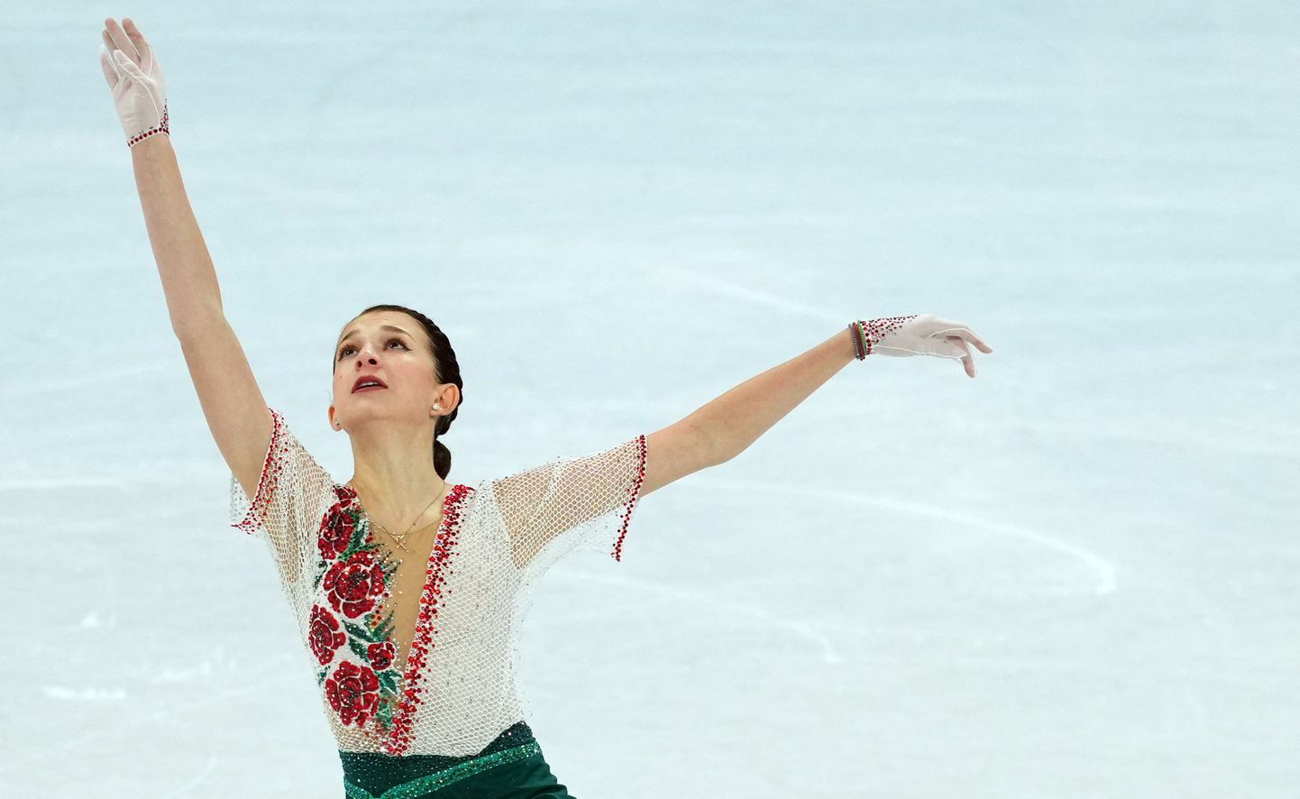 Anastasija Šabotova Pekingi olümpial.