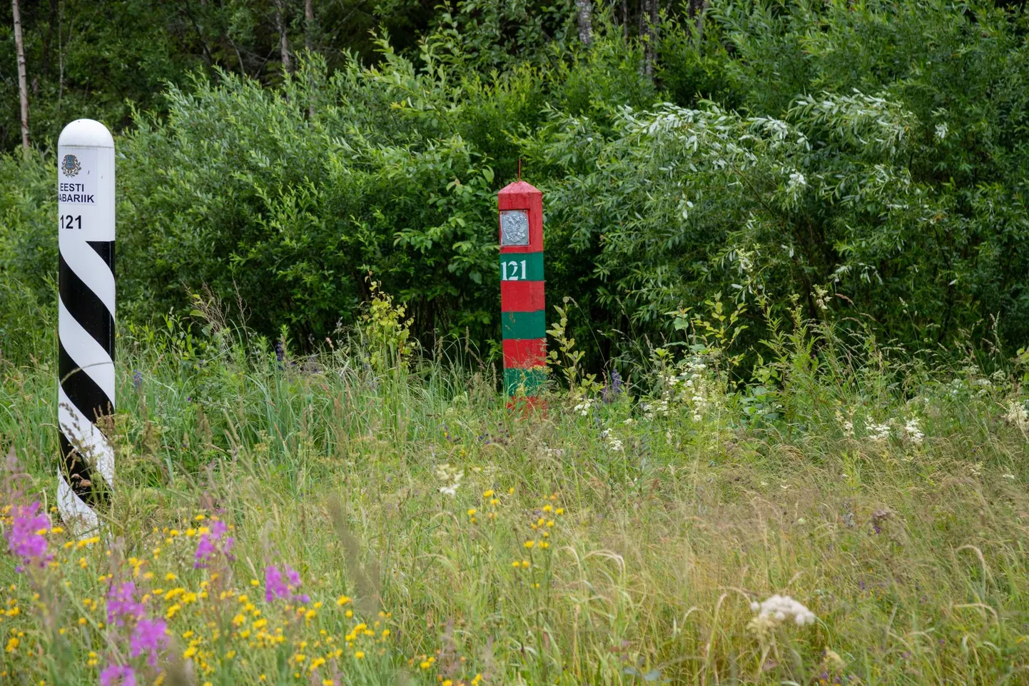 Eesti-Vene piir. Foto on illustratiivne.