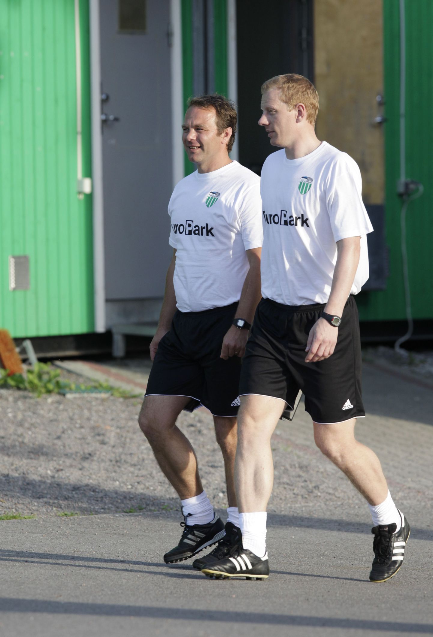 Главный тренер Сергей Хохлов-Симсон (слева) и его помощник Марек Лемсалу.